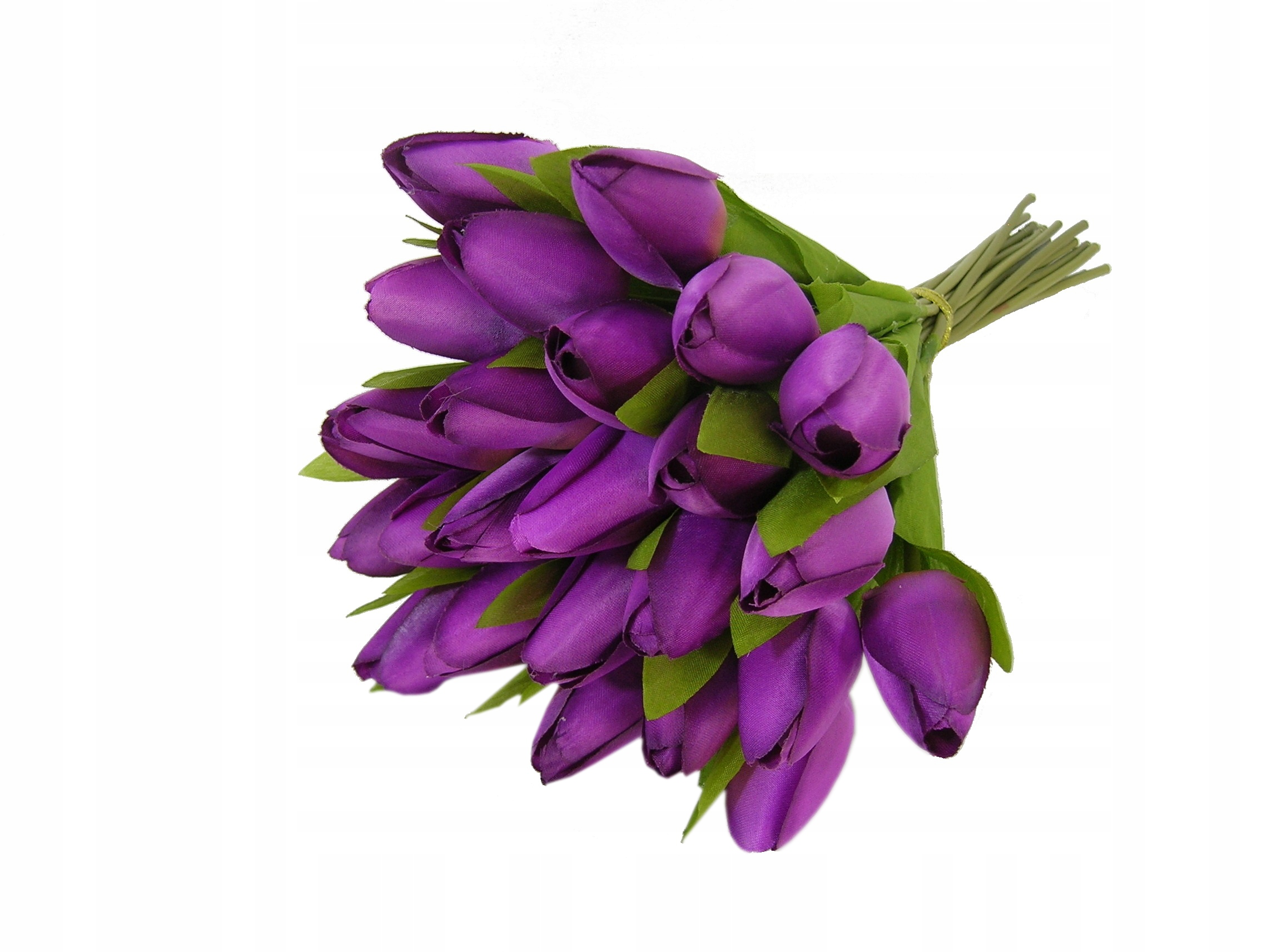 TULIPANY WIĄZANKA BUKIET 25 SZT FIOLETOWE TULIPANY