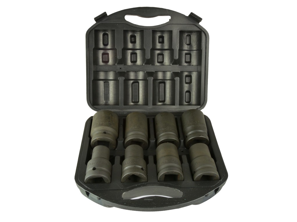 Zestaw Nasadek Udarowych 1" 8szt 19-41mm