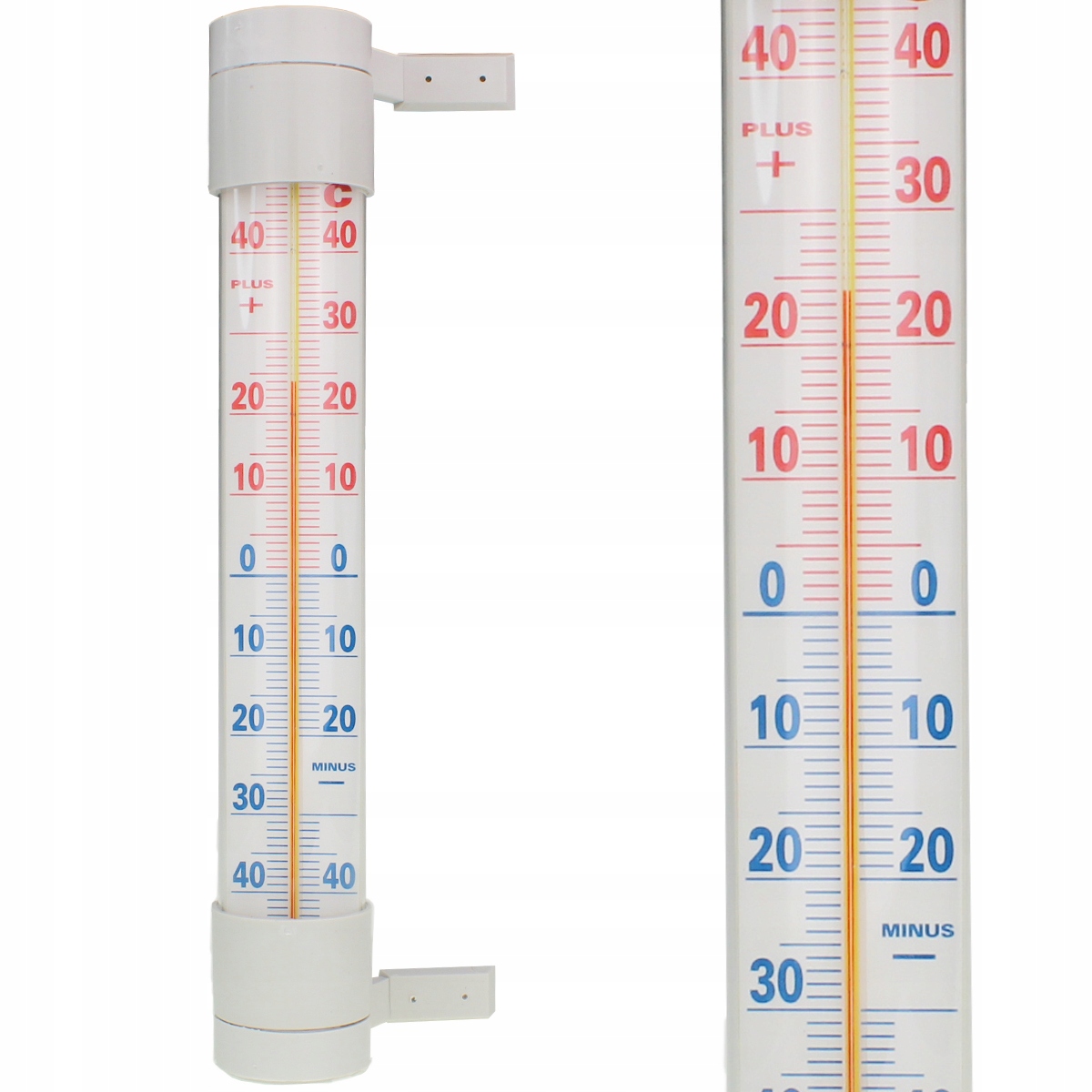 TERMOMETR ZEWNĘTRZNY OKIENNY ŚCIENNY DUŻY XXL WEWNĘTRZNY Stan opakowania oryginalne