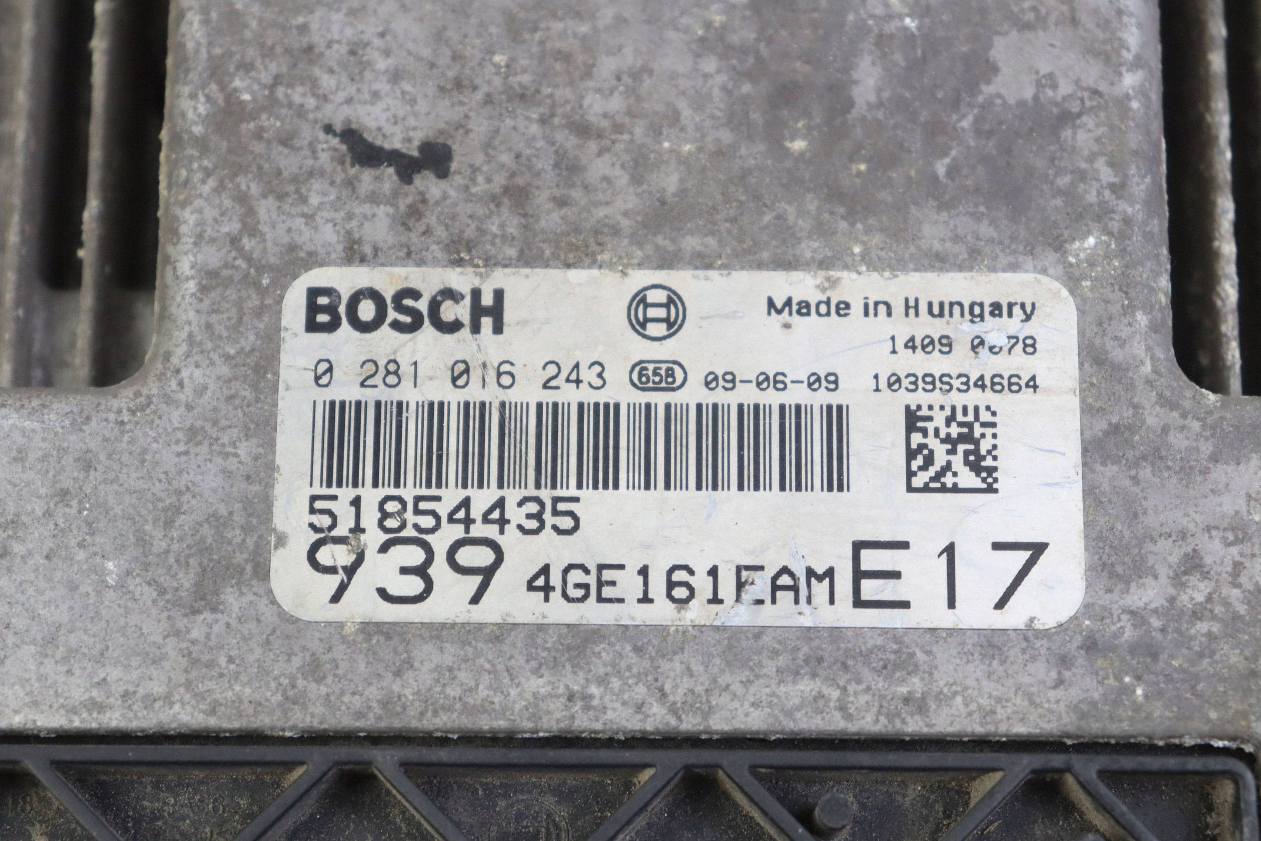 ALFA ROMEO 159 modulo computer motore 2.0 JTD 51854435 0281016243
