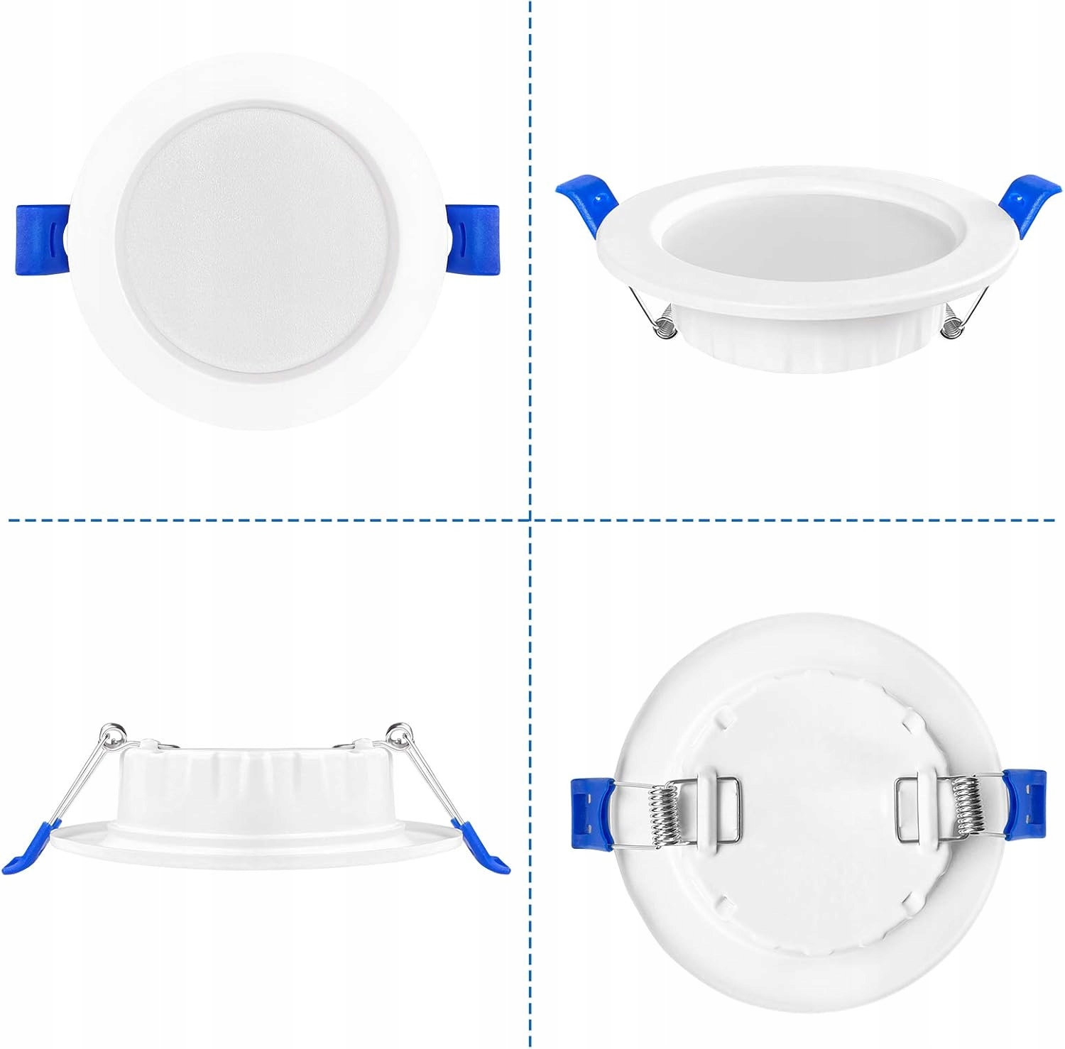 Led Reflektor Pre Zabudovanie Plochý 230V 20X5V Teplá biela 3000K Ø75-90mm 20KS