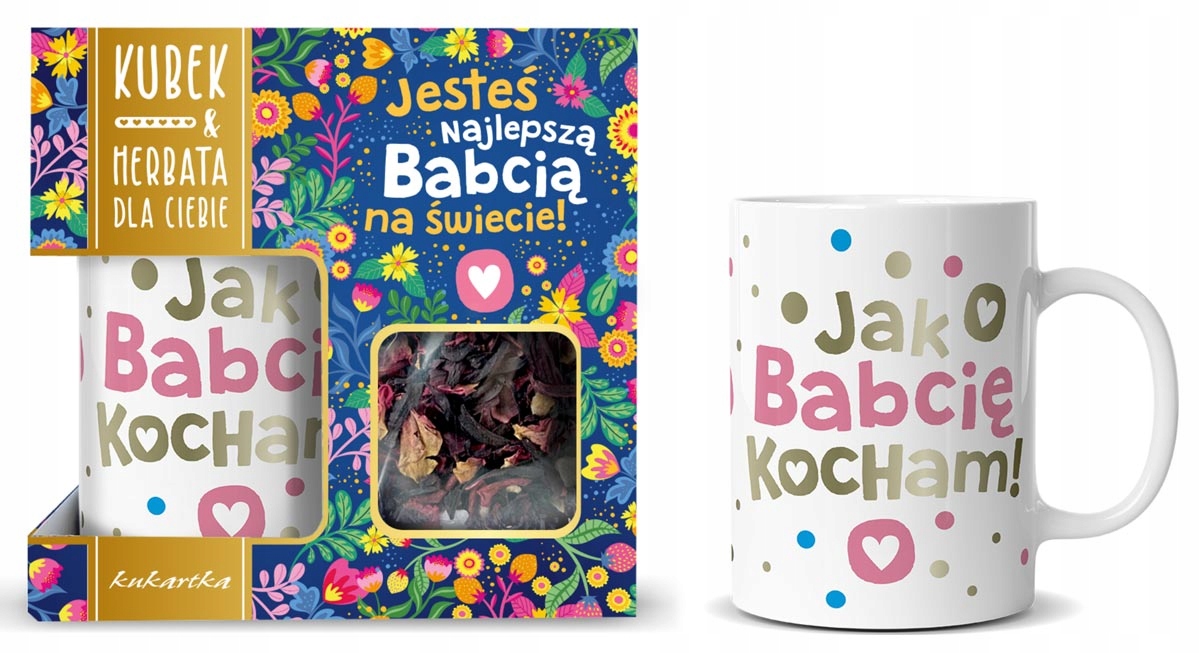 

Śmieszny na Dzień Babci Kubek+Herbatka