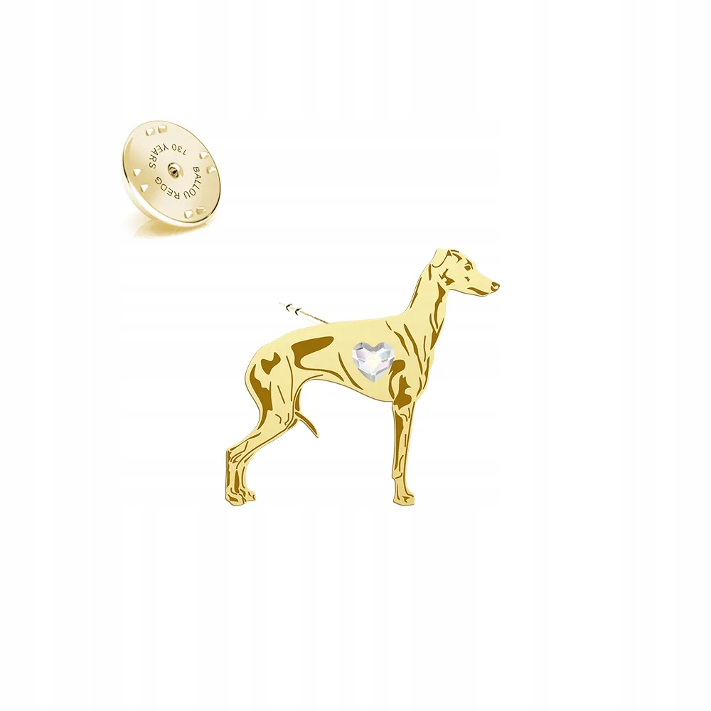 Odznak z Italian Sighthound 925 Šperky Dárek Dedikace Bonus