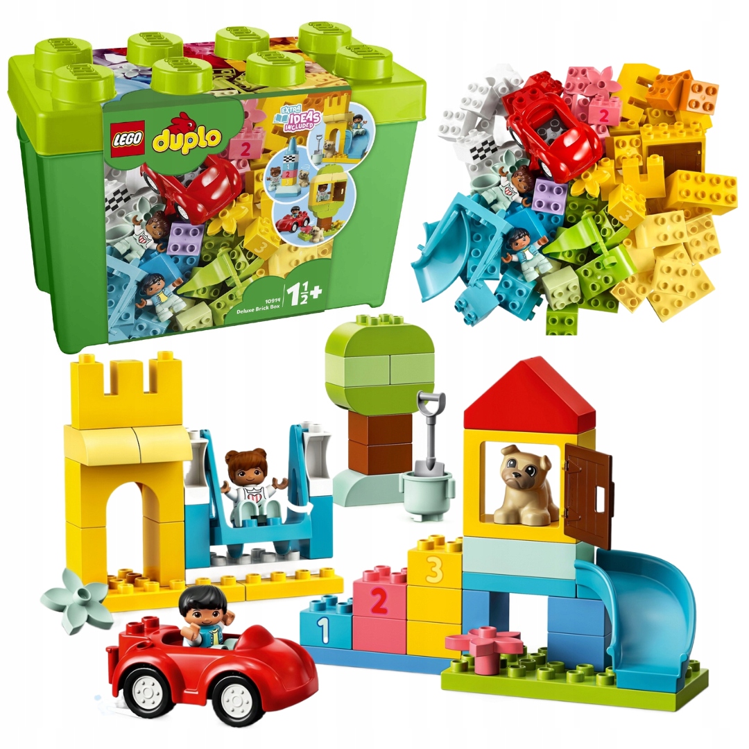 Lego Duplo 10914 Krabička S Kostkami Deluxe Kreativní Velký Box Stavebnice 85 Kusů