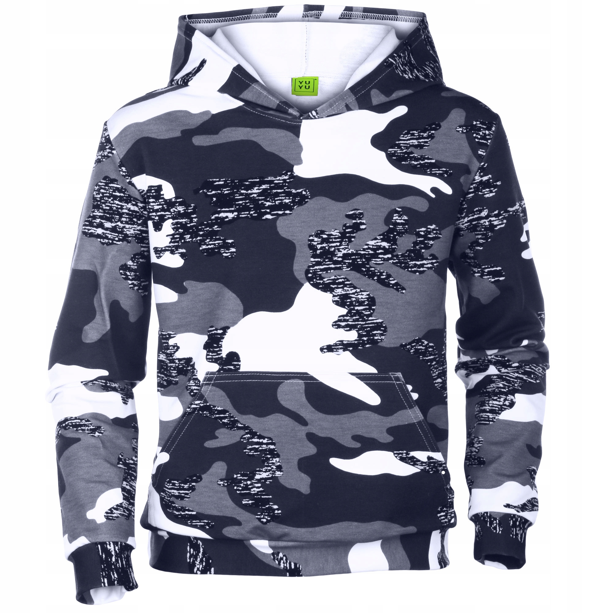 

Bluza Szare Moro + Kaptur + Kieszeń Kangur 152/158