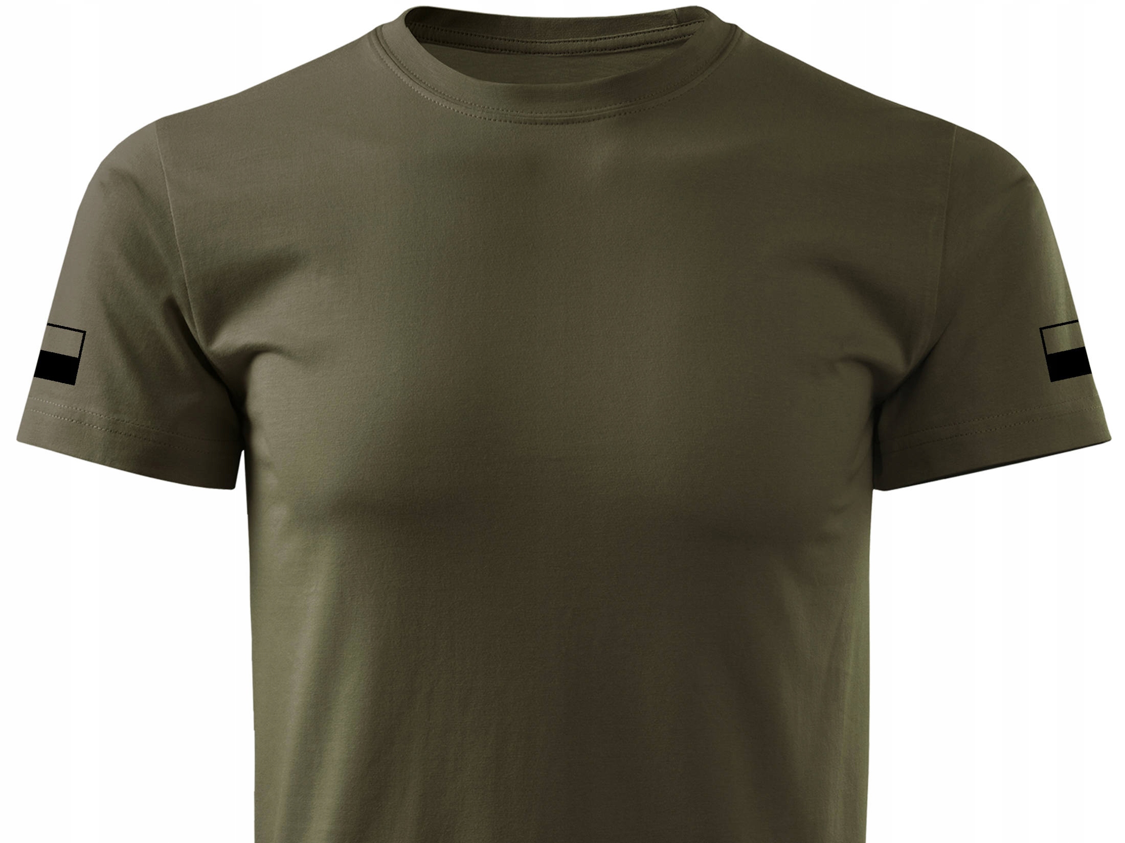 

Wojskowa koszulka Mon z gaszonymi flagami Polski