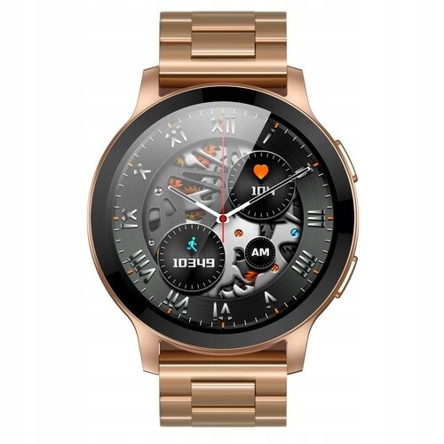 Smartwatch Xinji Cobee C3 Stalowy Pasek 280 mAh 360x360px 1.43 Cali Złoty