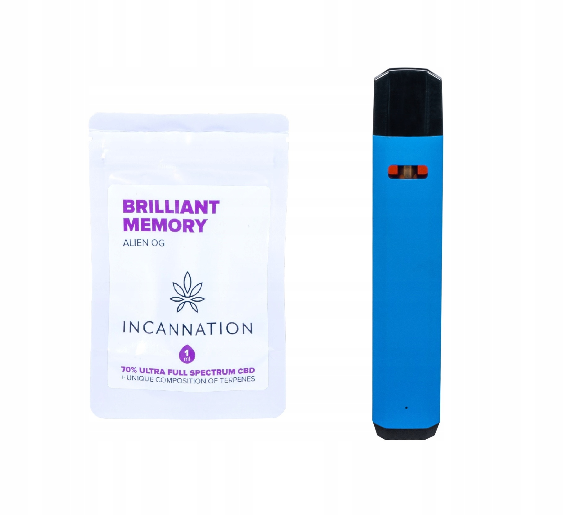 Waporyzator 70% Cbd Cbg Cbn Vape Pen Liquid Destylat Na Pamięć Koncentrację