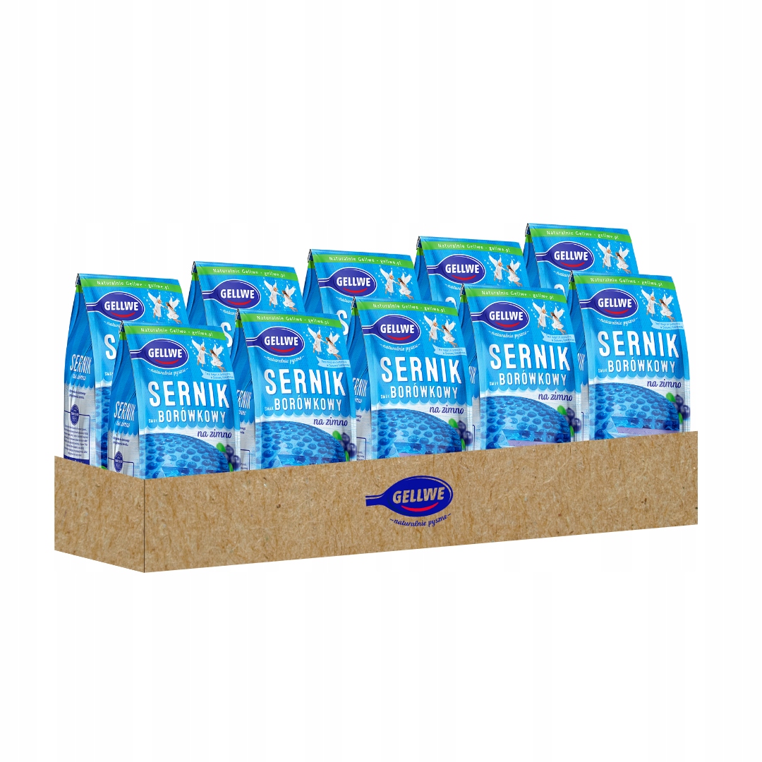 Levně Gellwe Borůvkový cheesecake za studena 193g x 10 kusů