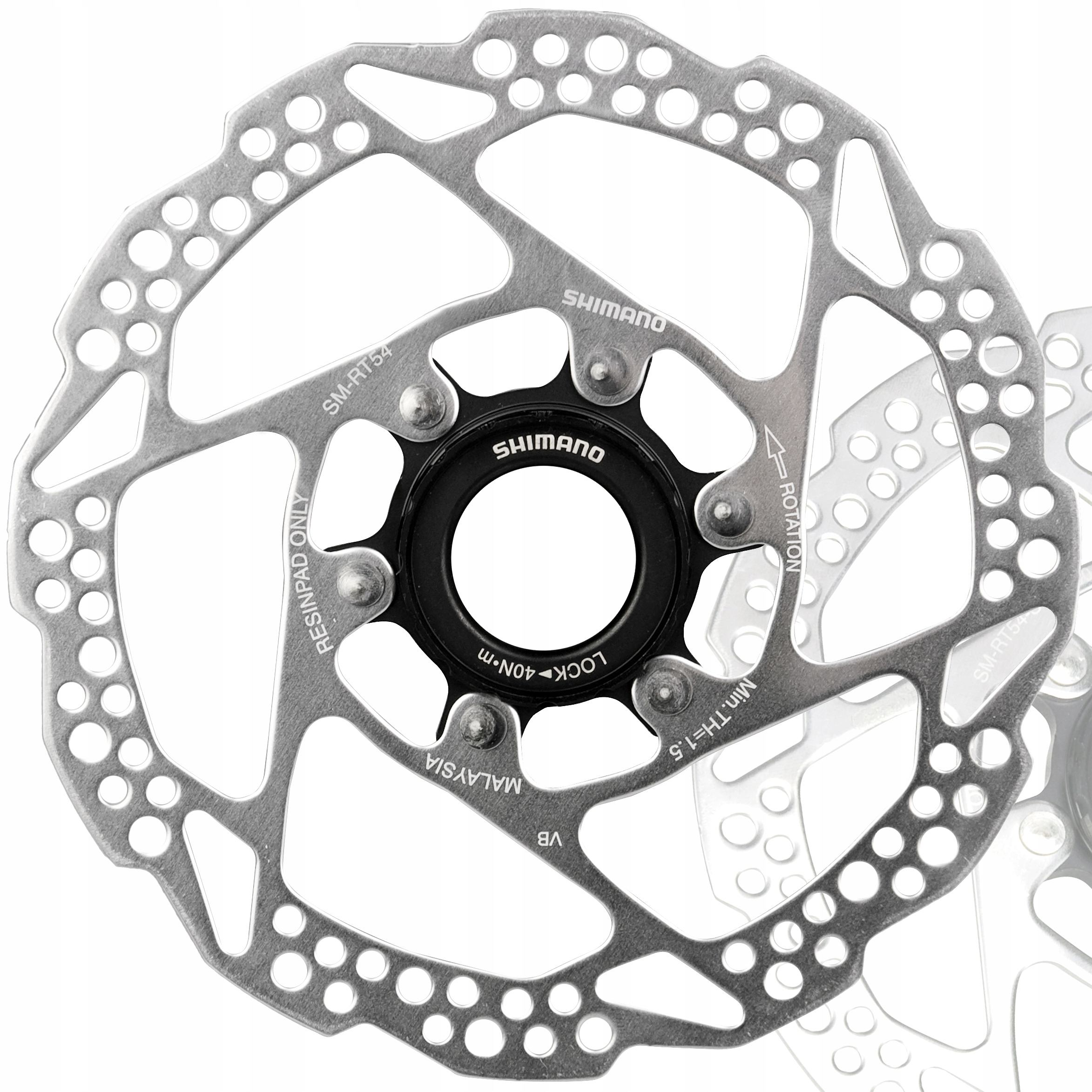 Tarcza hamulcowa Shimano SM-RT54 Center Lock 160 mm pierścień do HOLLOWTECH EAN (GTIN) 4550170452322