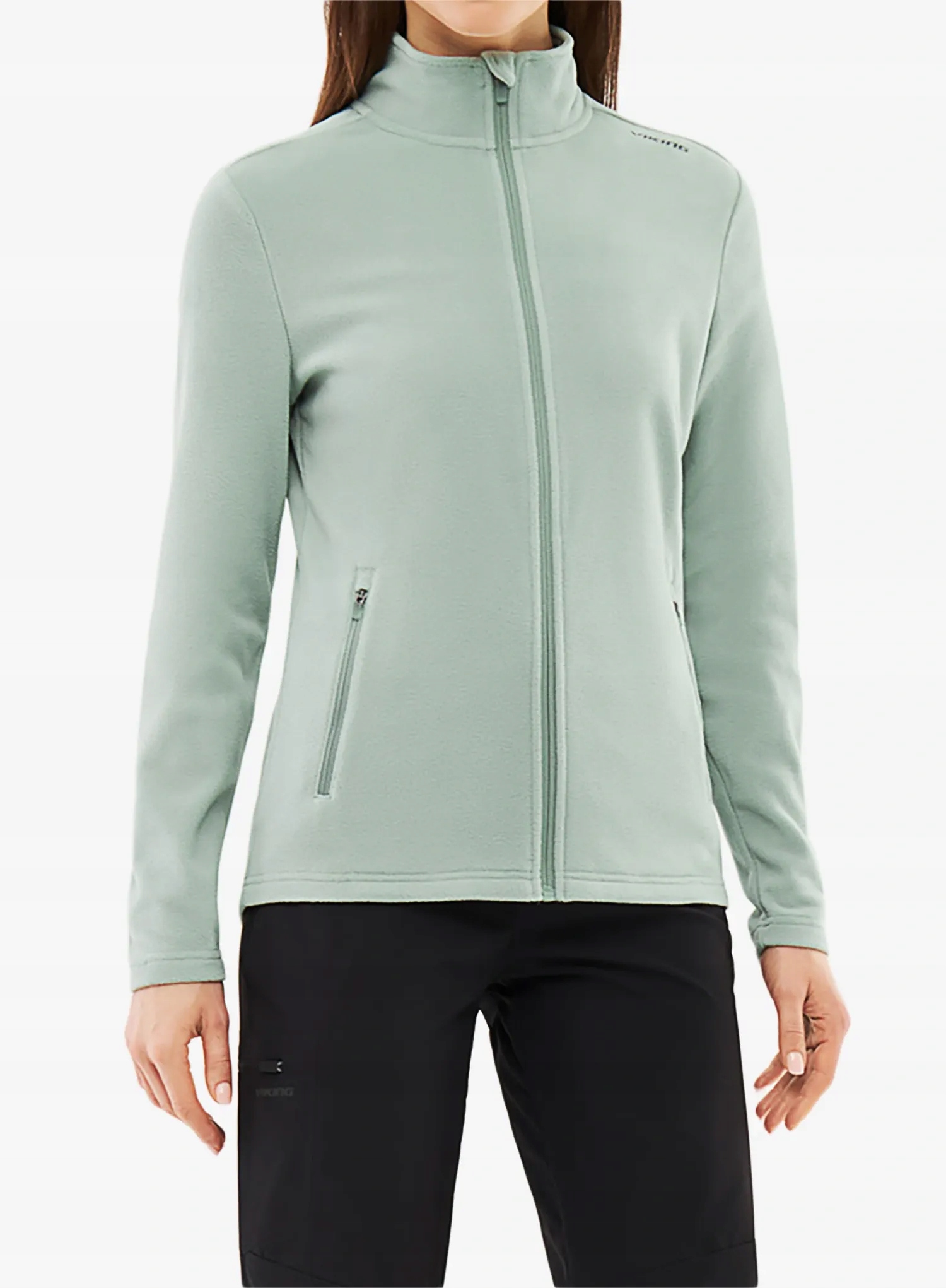 Dámská mikina Viking Midlayer Fleece Tesero Polartec Rozepínací mikina zelená L
