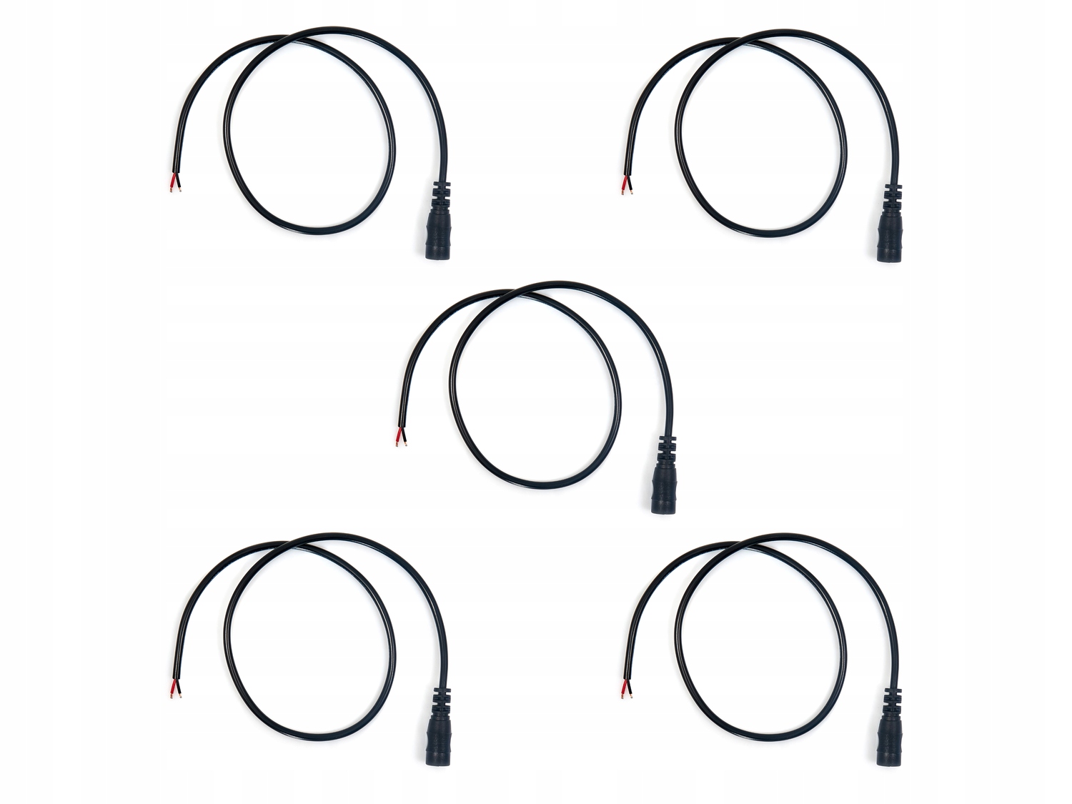 

Komplet Złączka CN-25: Gniazdo 2.1/5.5 50CM 5 Szt