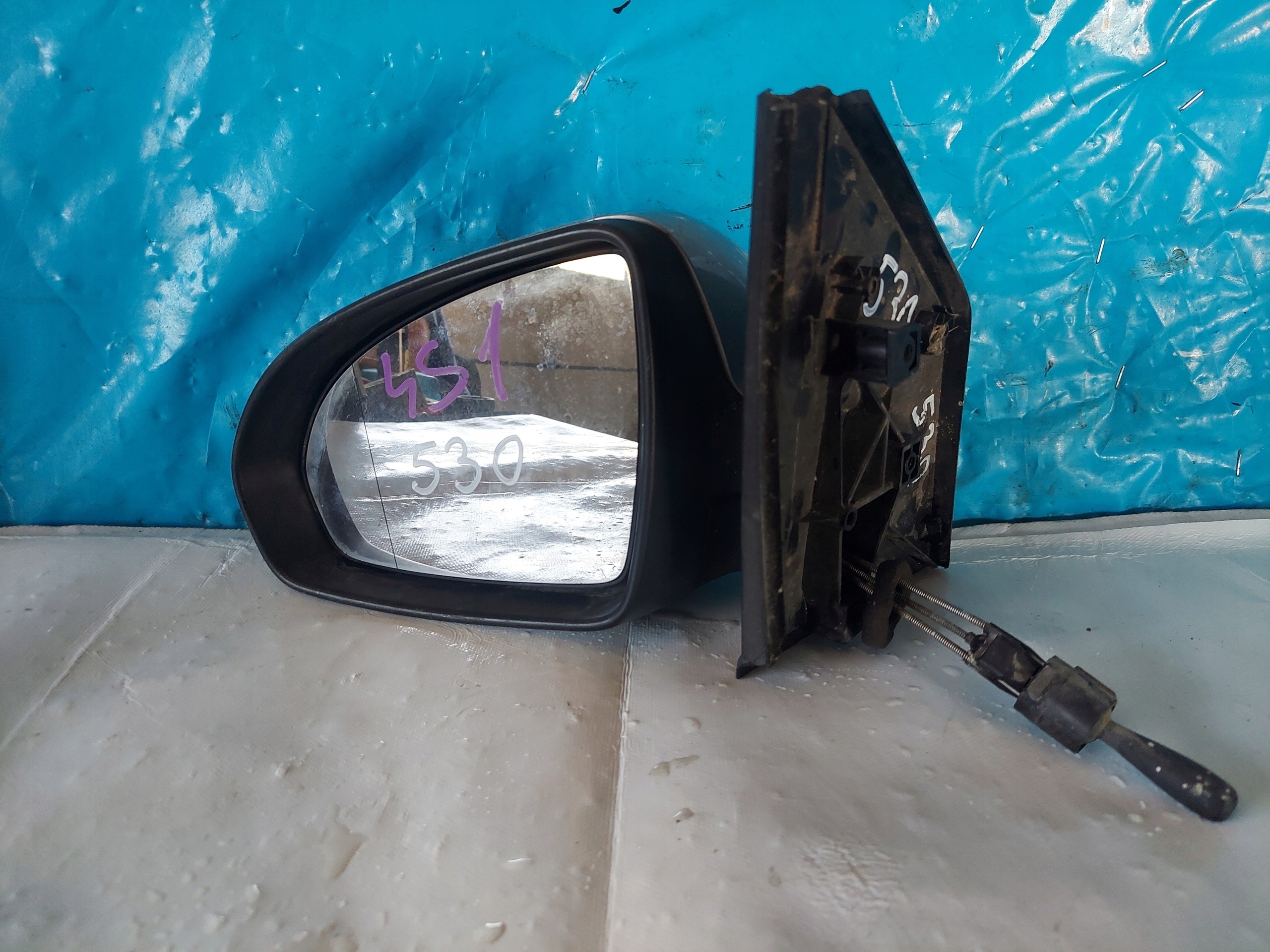 mirror SMART 451 left 0206025 MANUAL