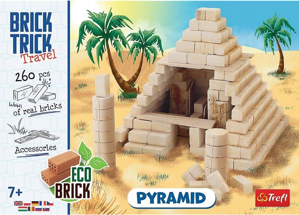 BRICK TRICK PIRAMIDA BUDUJ Z CEGŁY 260 ELEMENTÓW