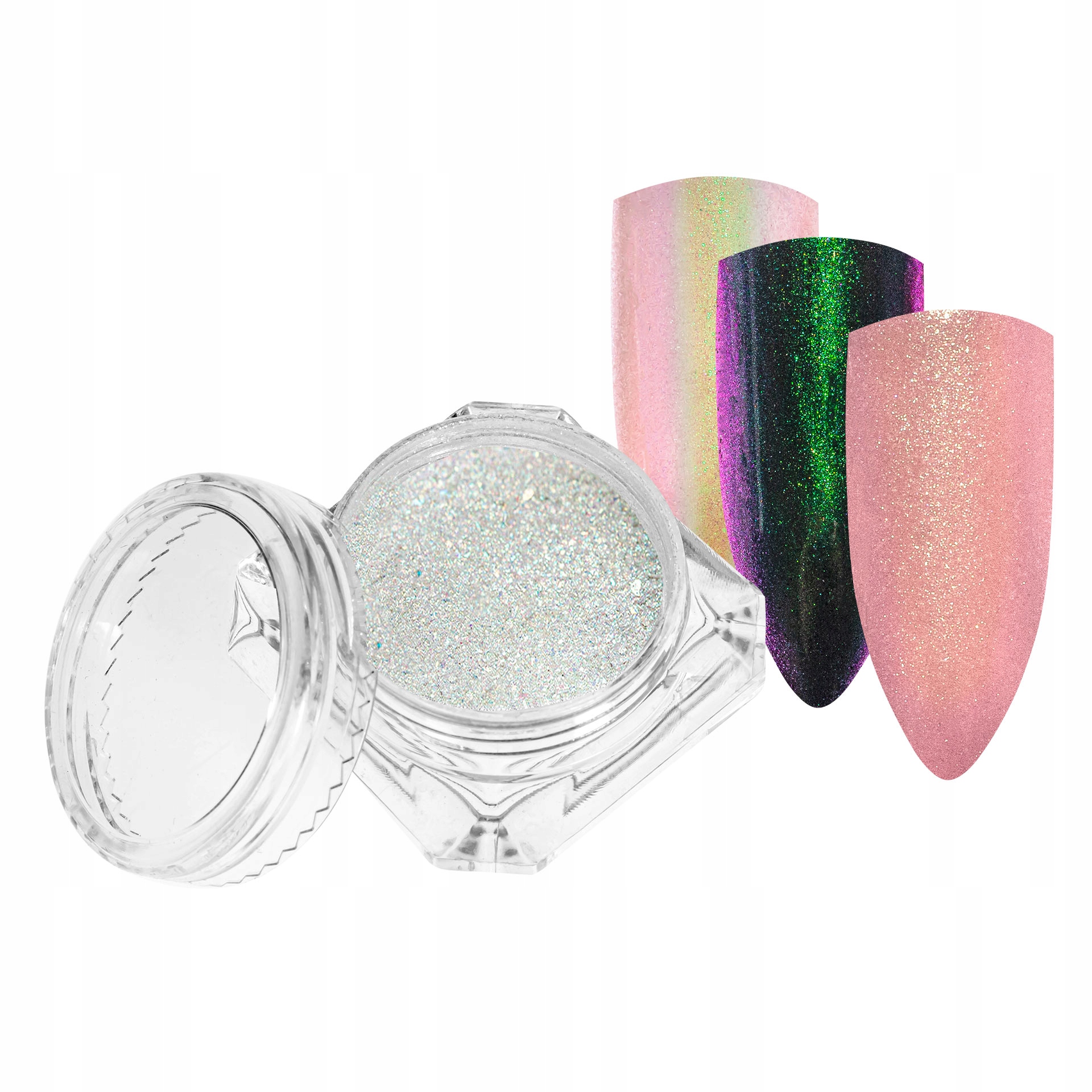 

Pyłek Efekt Lustro Kameleon Aplikator MIX