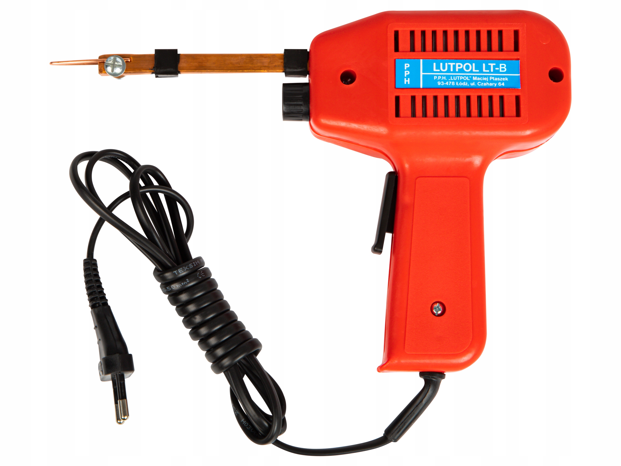 LUTOWNICA TRANSFORMATOROWA LUTPOL LT-B 100W 480C Z LED PISTOLET GROTY MOCNA Model Lutpol