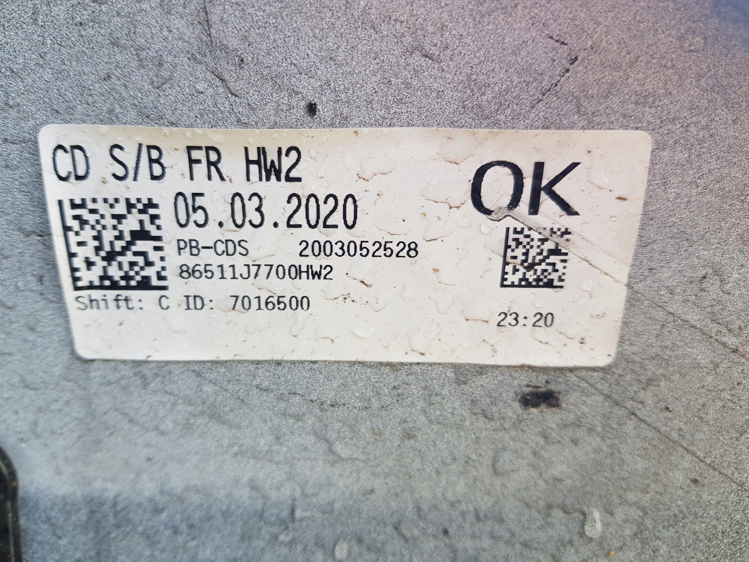 bumper front front KIA CEED III GT PDC 86511J7700 2020R