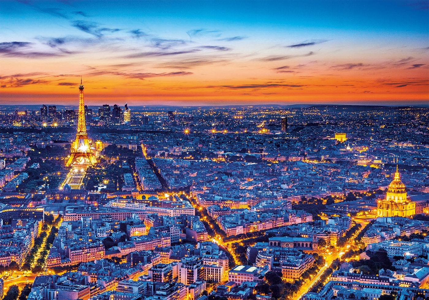 PUZZLE 1500 el PARIS VIEW вид на Париж КЛЕМЕНТОН