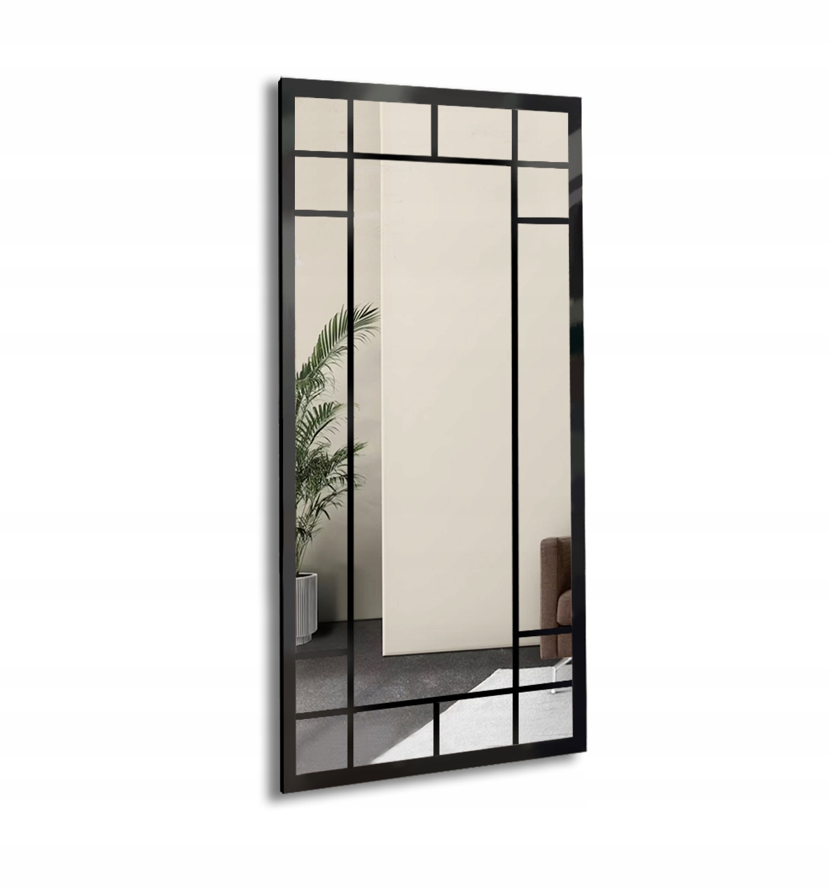 Zrcadlo loftové s příčkami Bernard IV 60x160