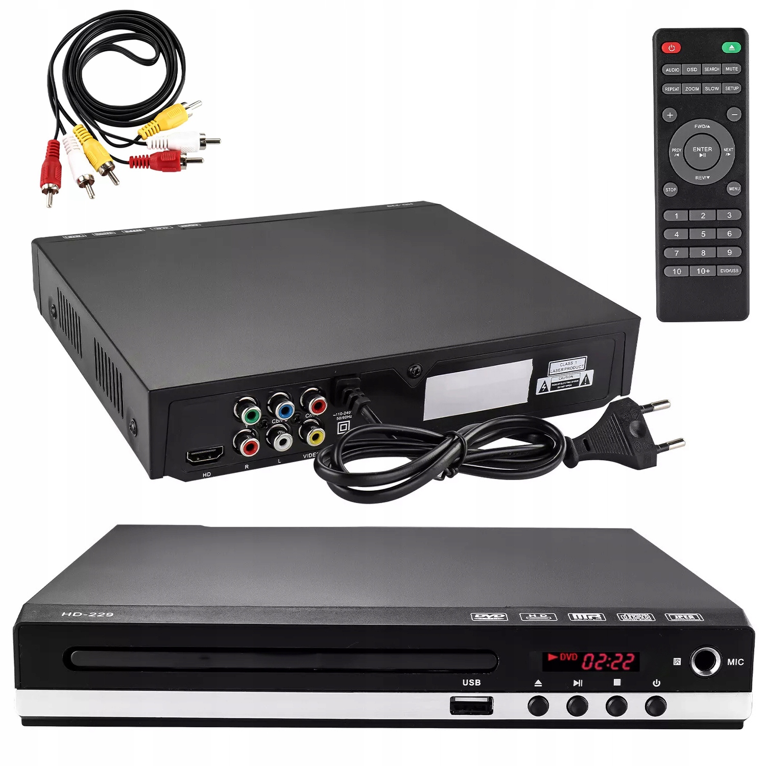 DVD Přehrávač 1080P Systém Al/ntsc DVD Přehrávač S Výstupem Hdmi/av Mini