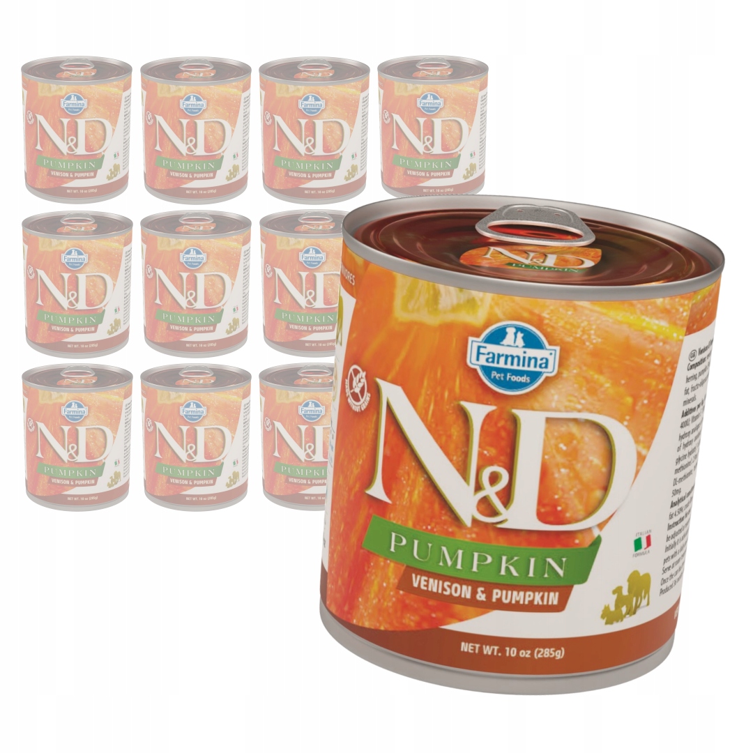 Levně Farmina N&d Dog Venison Pumpkin 12x285g Vlhké Krmivo pro psa Jelen a dýně