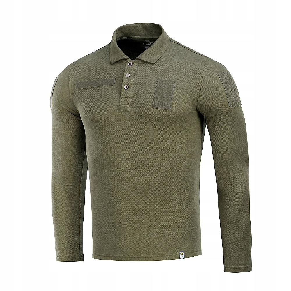 M-Tac Koszulka Męska Polo Taktyczna z długim rękawem 65/35 Army Olive 3XL