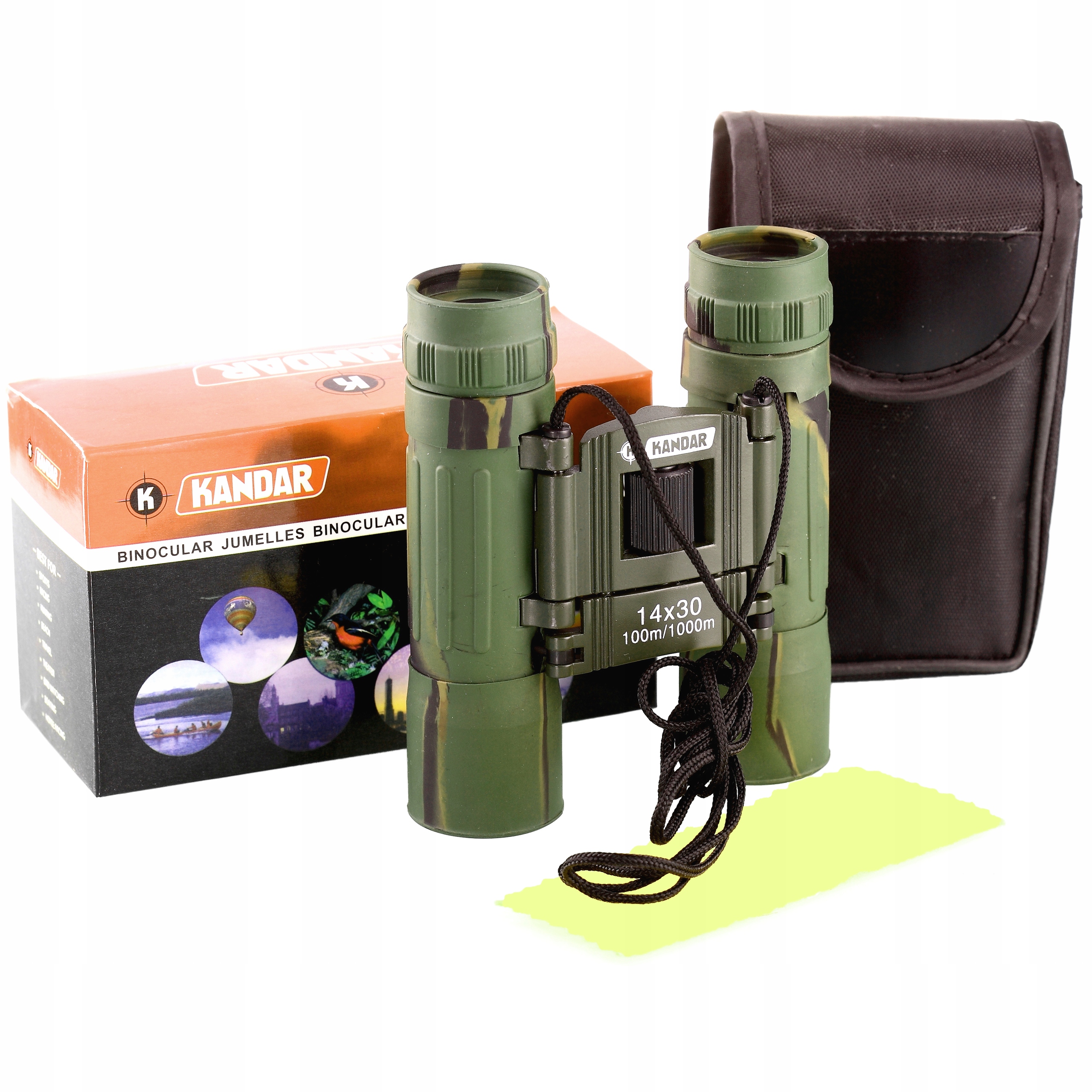 LORNETKA 14x30 IDEALNA DLA DZIECI SZKLANA OPTYKA Marka Kandar