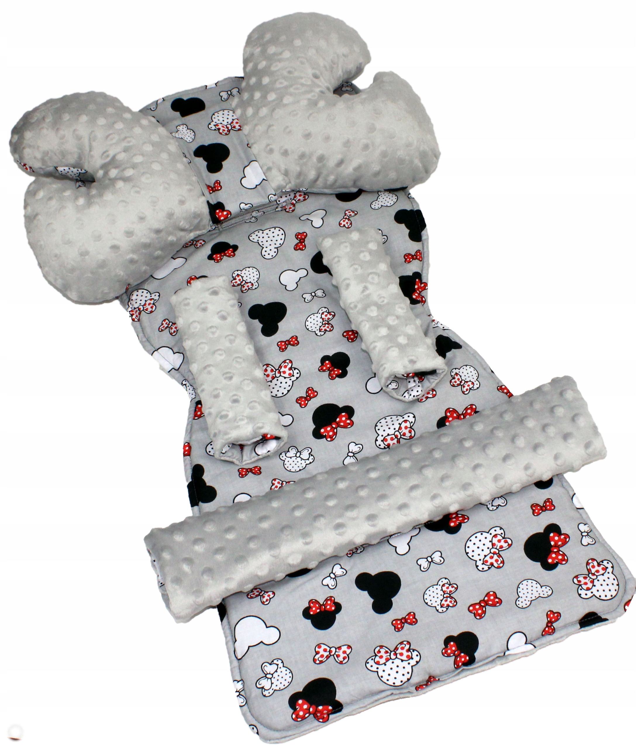 

Dwustronna wkładka do Spacerówki Motylek+Pasy