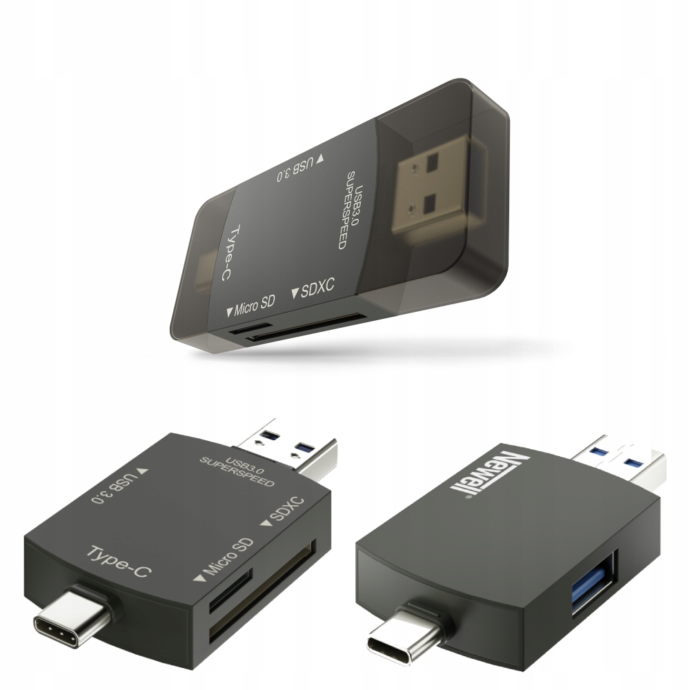 

Hub Usb-c 2.0/3.0 czytnik kart pamięci Sd microSD