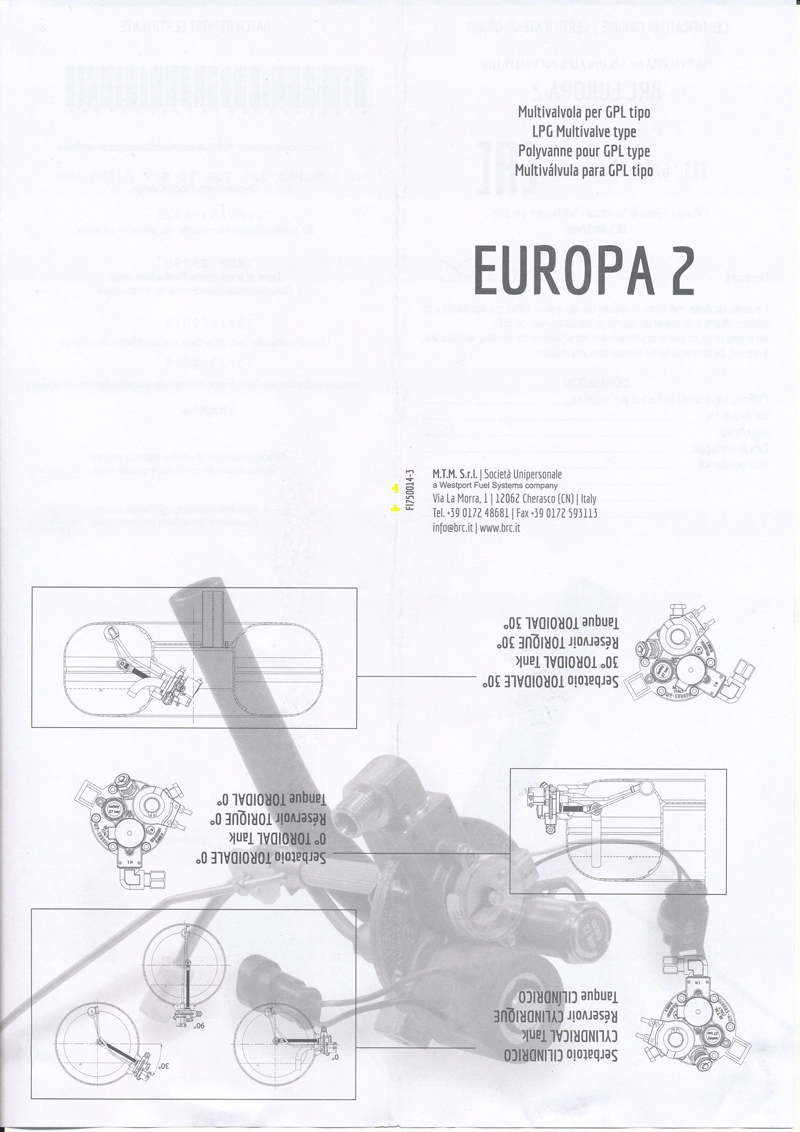 WIELOZAWOR BRC EUROPA2 180 0 TOR BEZ OBUDOWY Part number 10MV490G1180