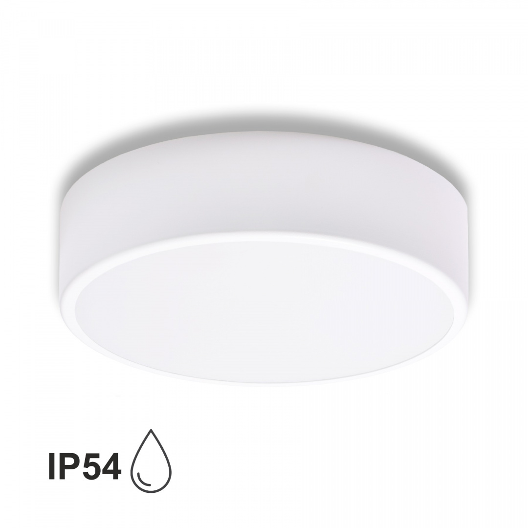 

Lampa Plafon Cleo 300 IP54 Biały Czujnik Ruchu