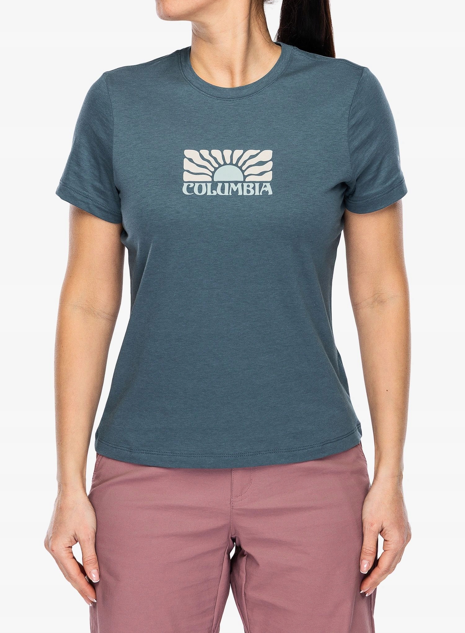 Dámské tričko Columbia Ruby Springs Graphic Fitted S/s everblue S