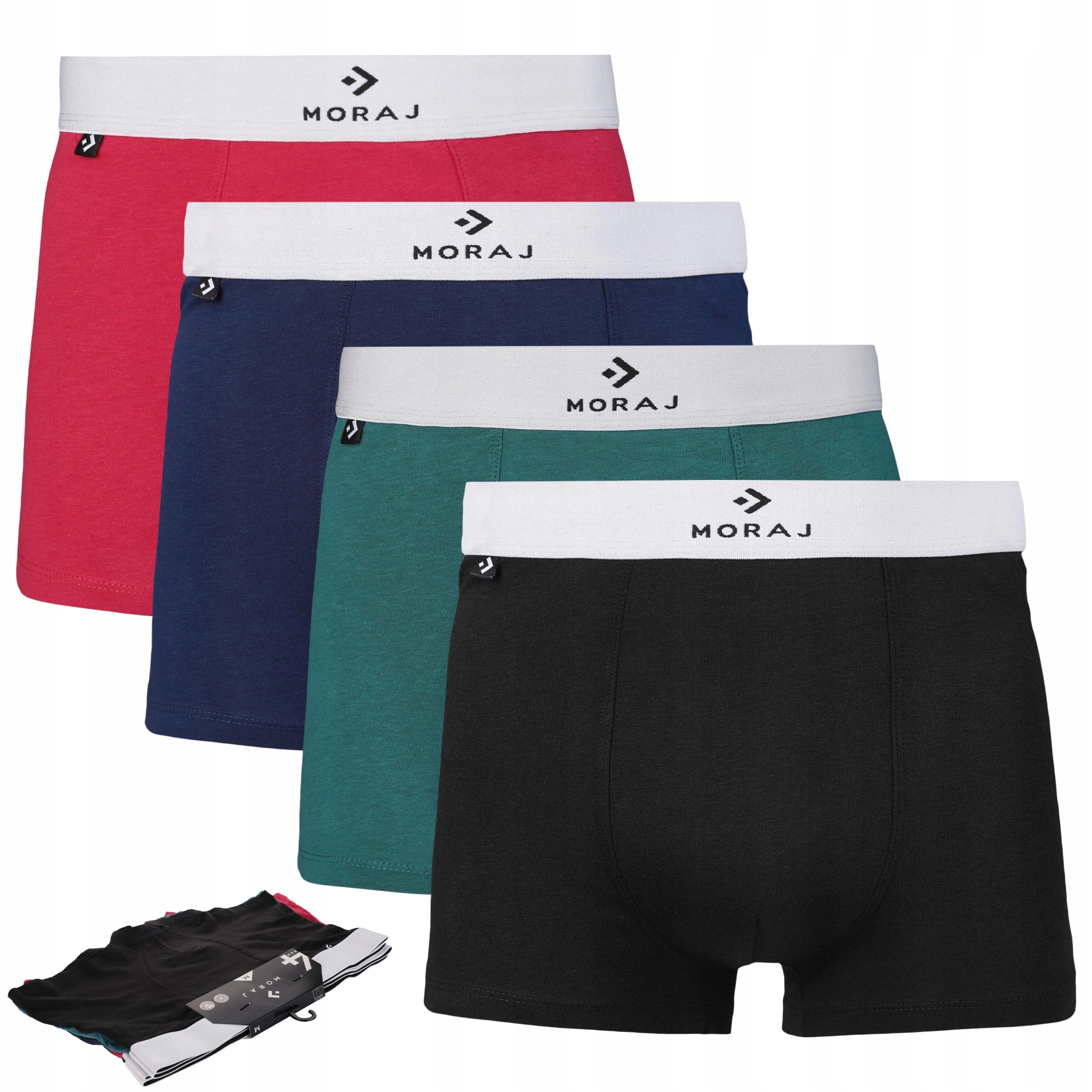 Pánské přiléhavé boxerky 4-PAK Moraj bavlněné M