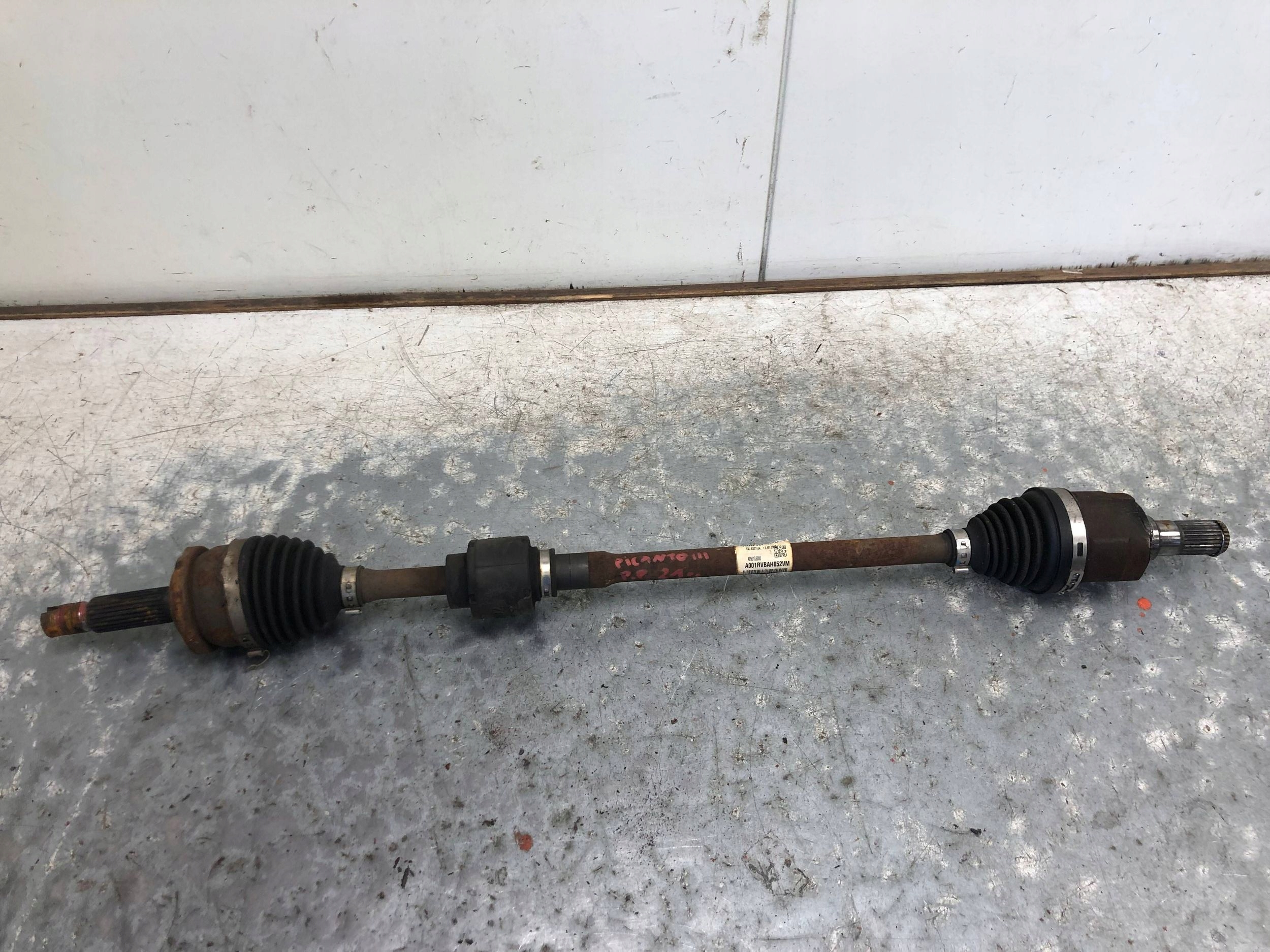 semi-axis right front KIA PICANTO III 49501G6000