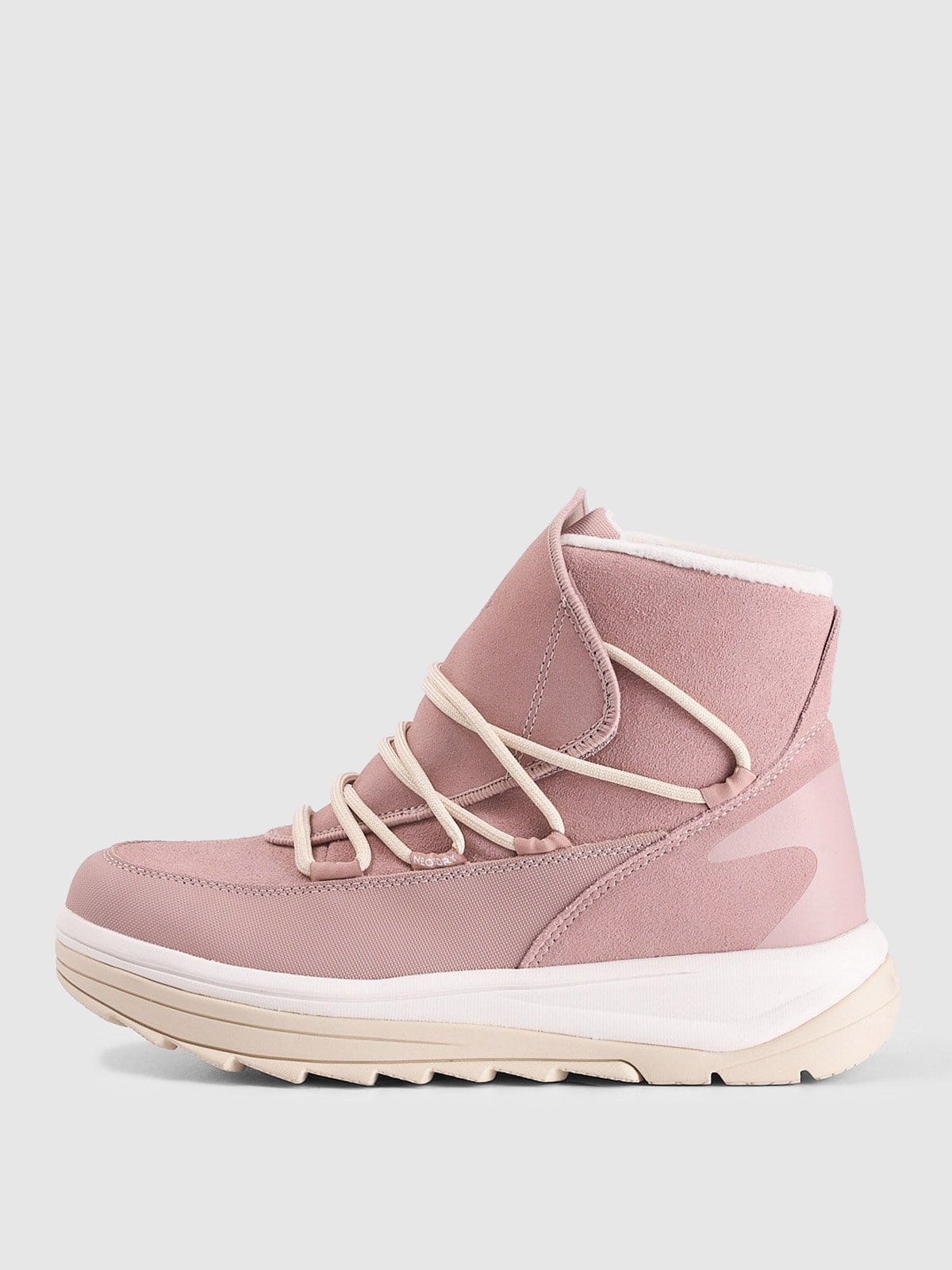 Trekové boty 4F zimní sněhule Primaloft dámské růžové 38