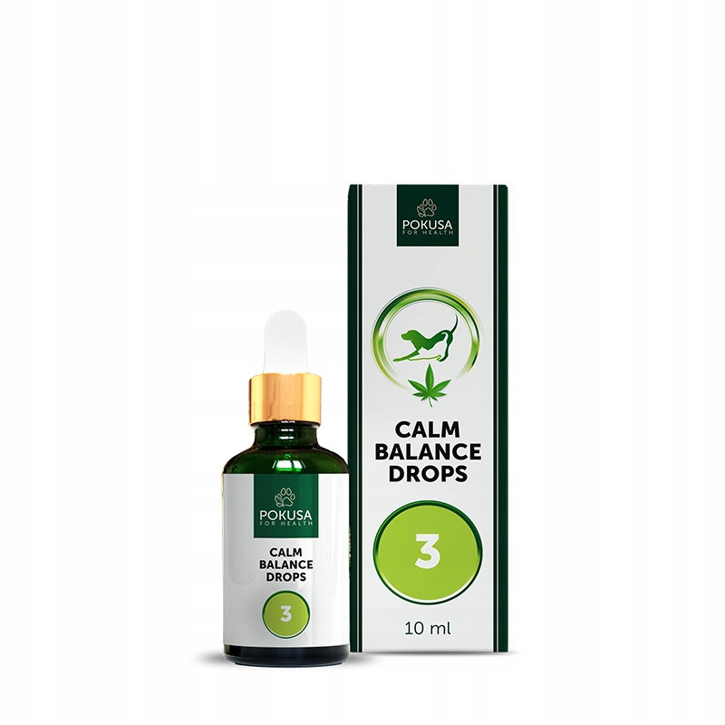 Pokusa Calm Balance Drops 3 – na zklidnění pro psy a kočky 10 ml