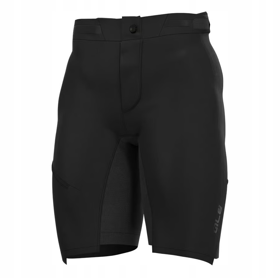 Kraťasy Alé Cycling Overland Gravel, velikost L, pánské, černé, volné