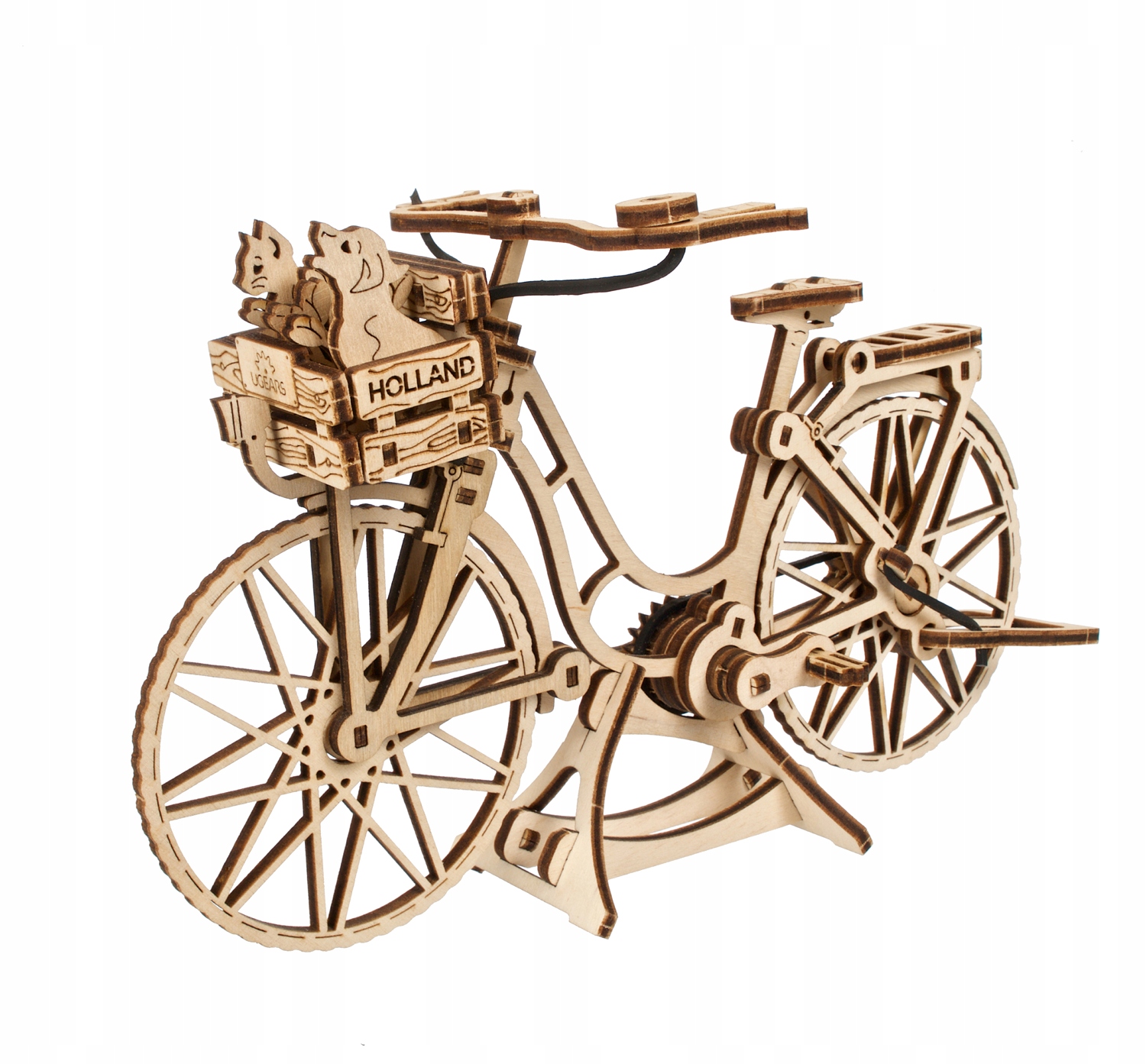 Ugears Rower Holenderski Mechaniczny Model 3D do składania