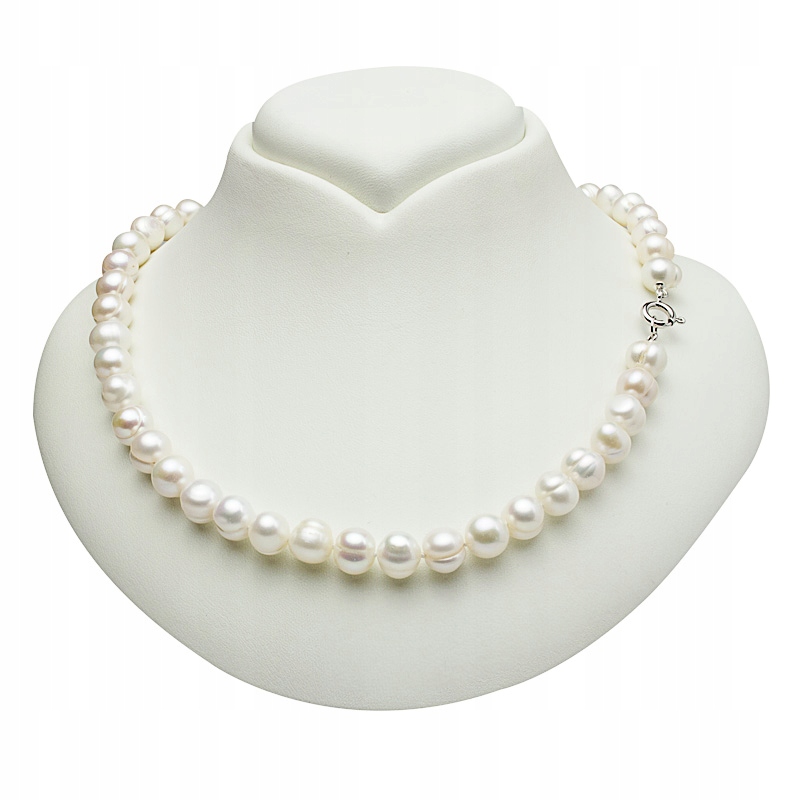 Stříbrný Náhrdelník S Bílými Perlami