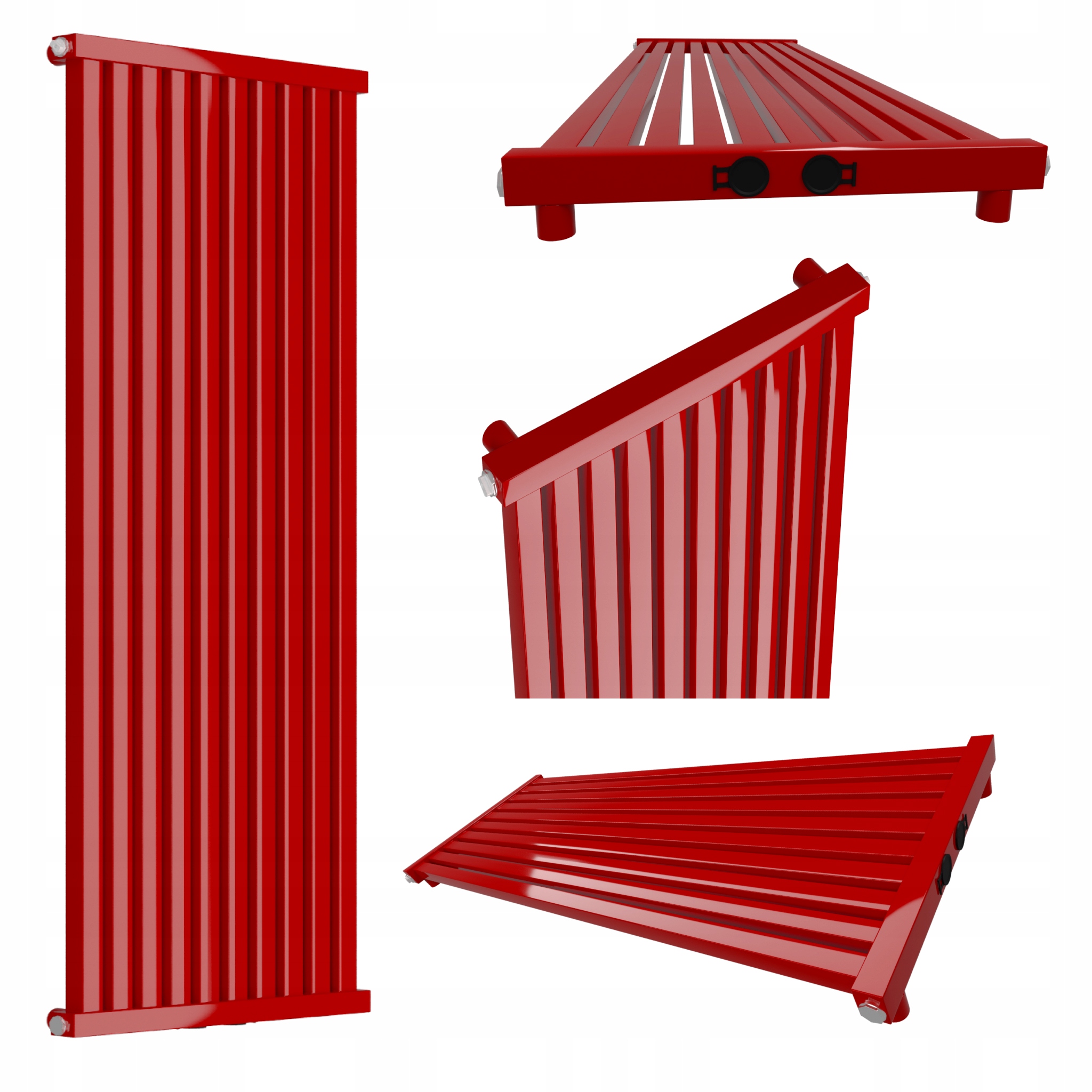 Dekorativní radiátor Radiator 120x46 Červený