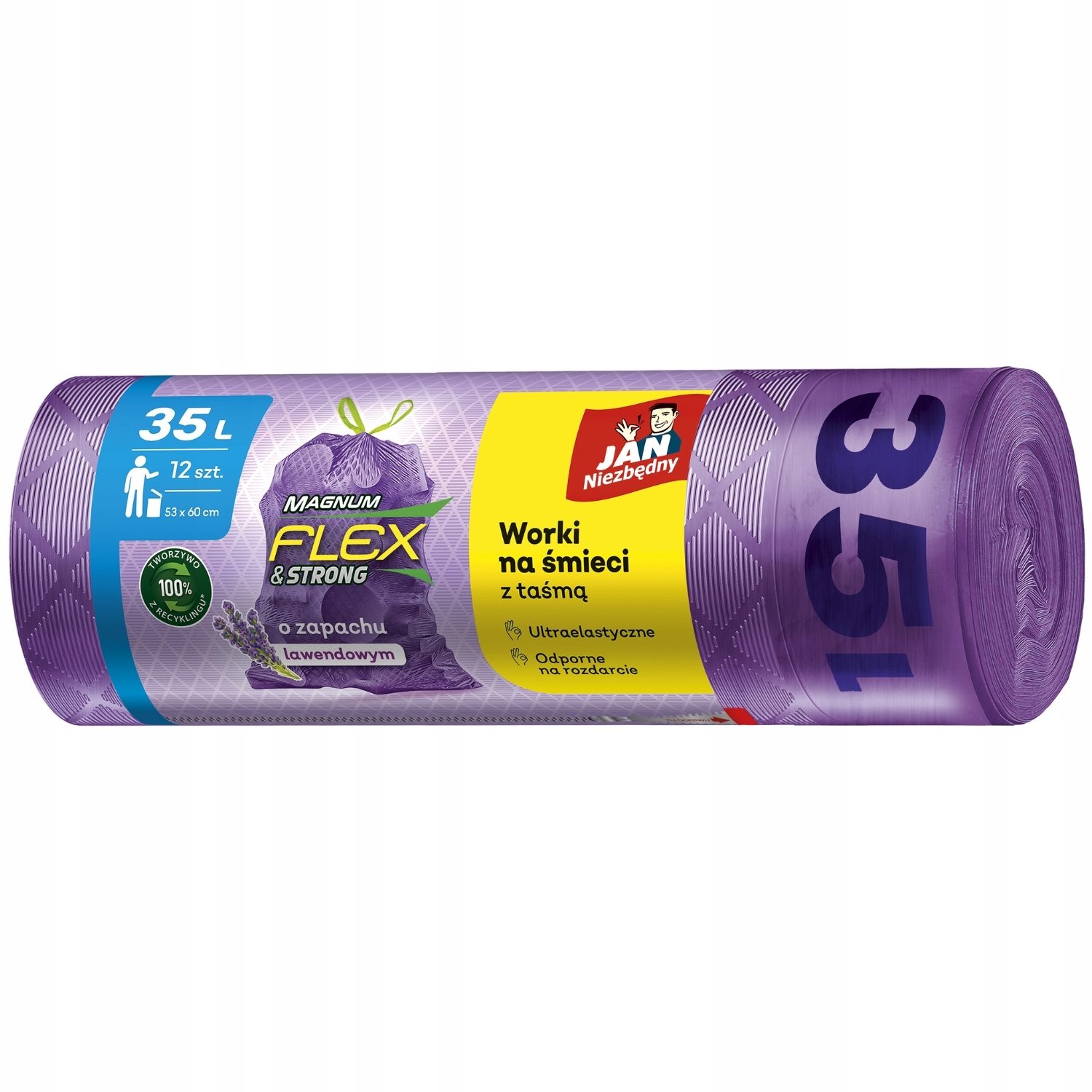 

Worki Na Śmieci Taśma Lawendowe 35L/12 Magnum Jan