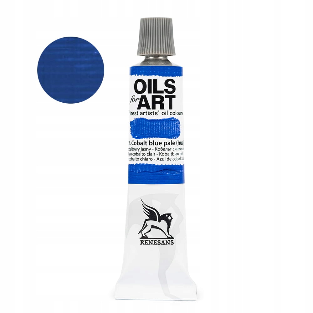 Farba olejna Oil for arts Błękit kobaltowy jasny