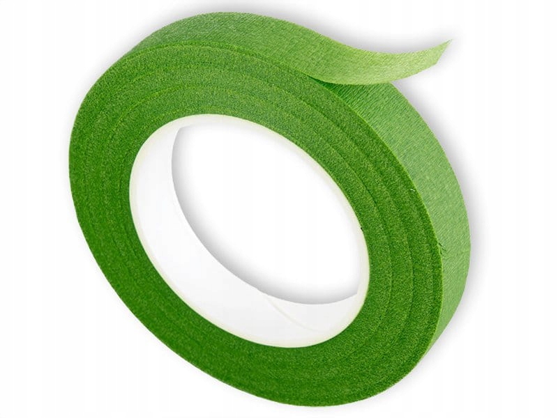 

[59501] Taśma maskująca florystyczna 12mm zielona