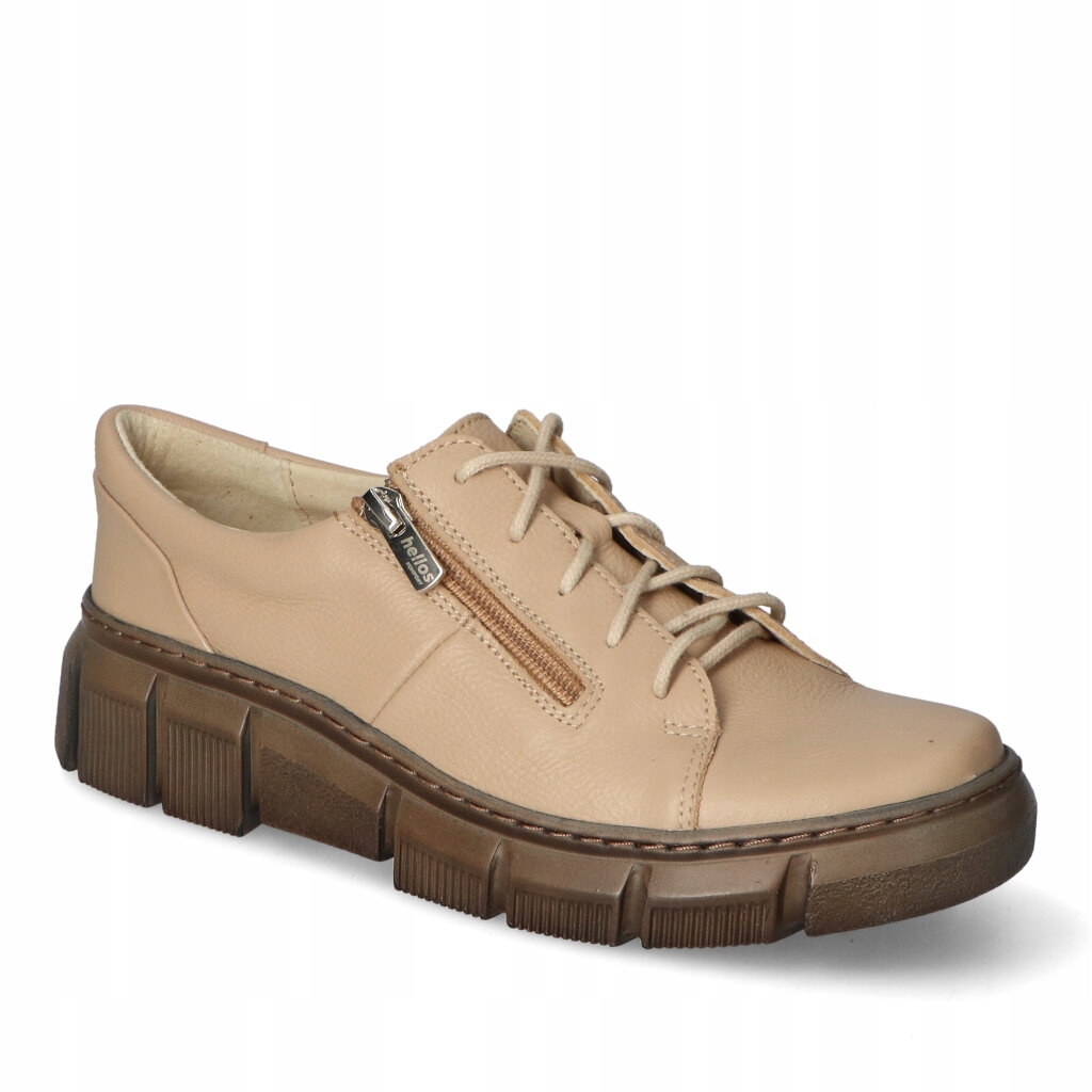 Dámské polobotky Helios Ecru Lico Kožené 37