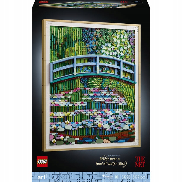 Lego Art 31220 Claude Monet Most nad jezírkem s lekníny