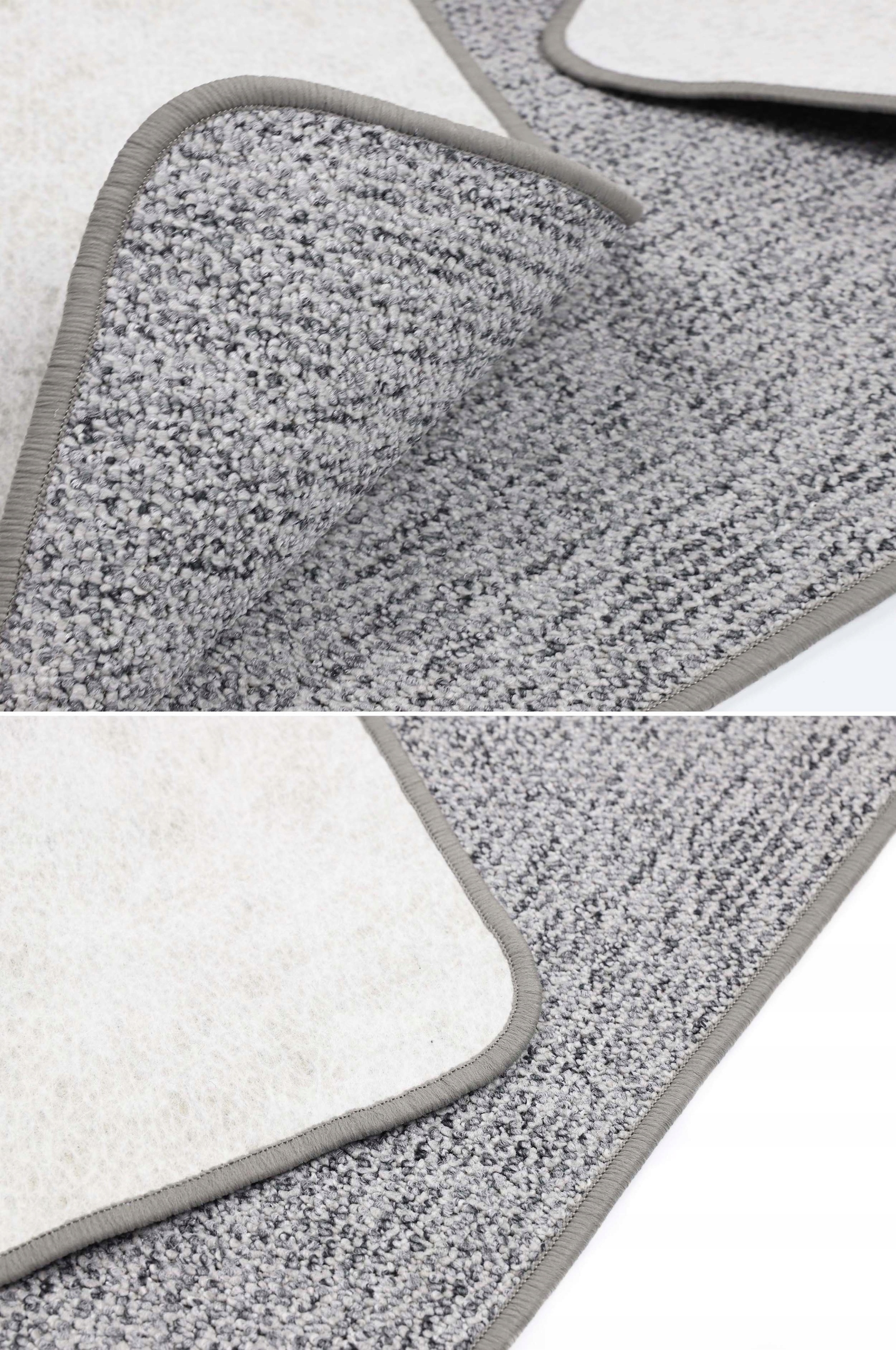 MARS TRWAŁY SZARY DYWAN PĘTELKOWY 80x120 Grubość 6 mm