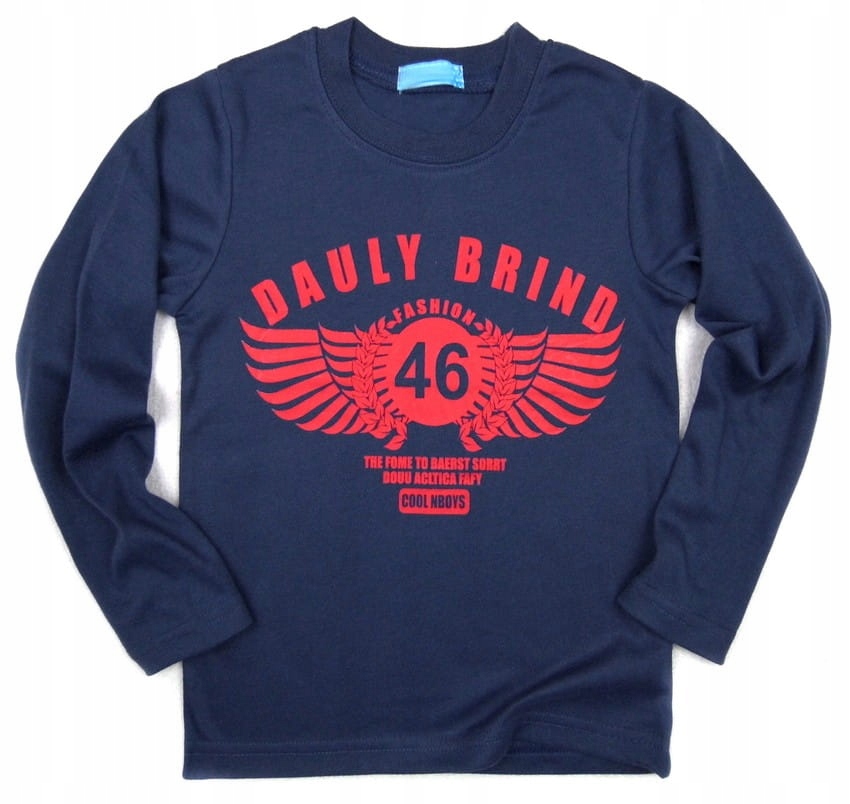 

3066 bluzka Długi rękaw *cool* 4Y denim