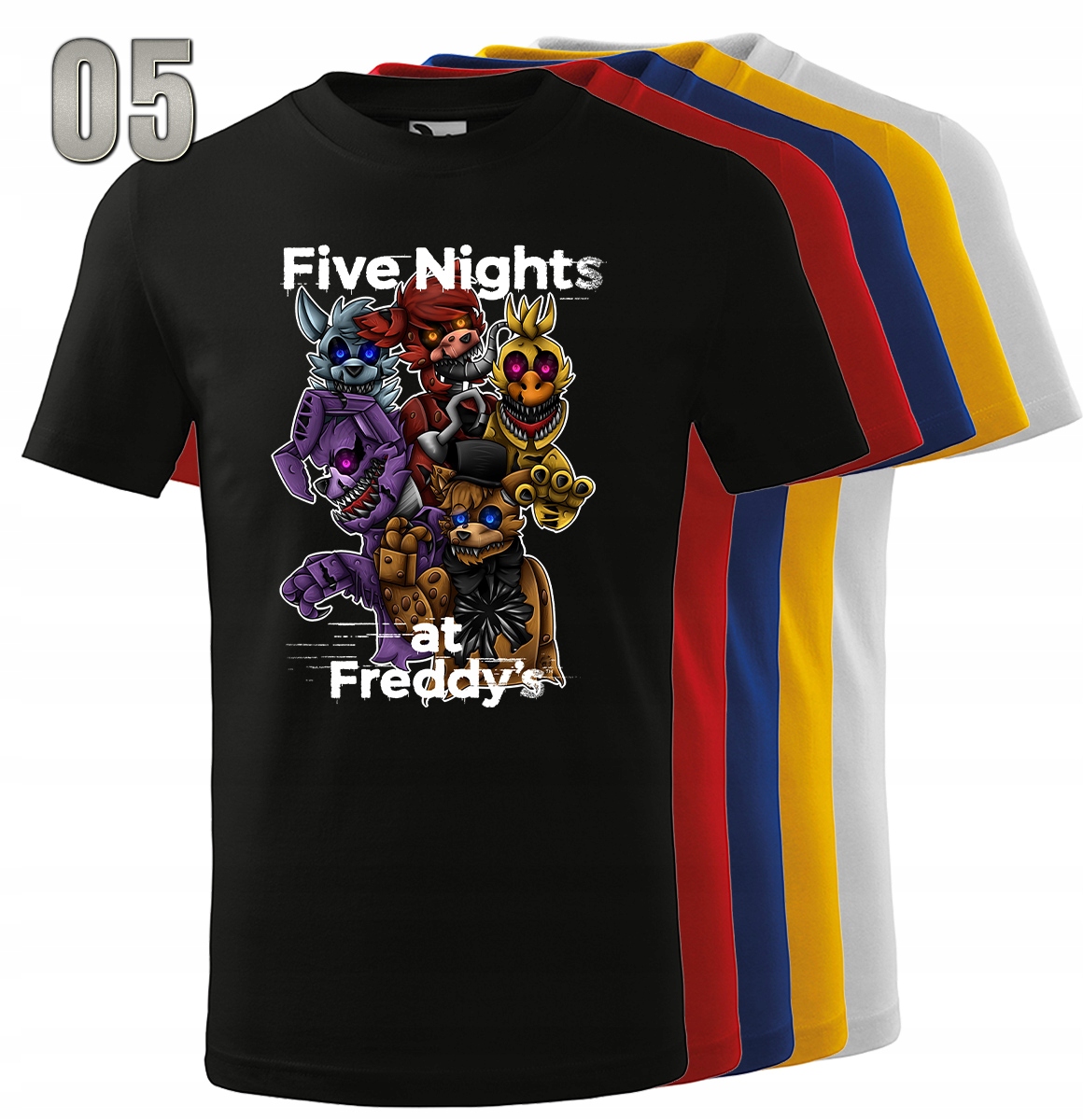 KOSZULKA DZIECIĘCA FNAF 134 Kolor wielokolorowy
