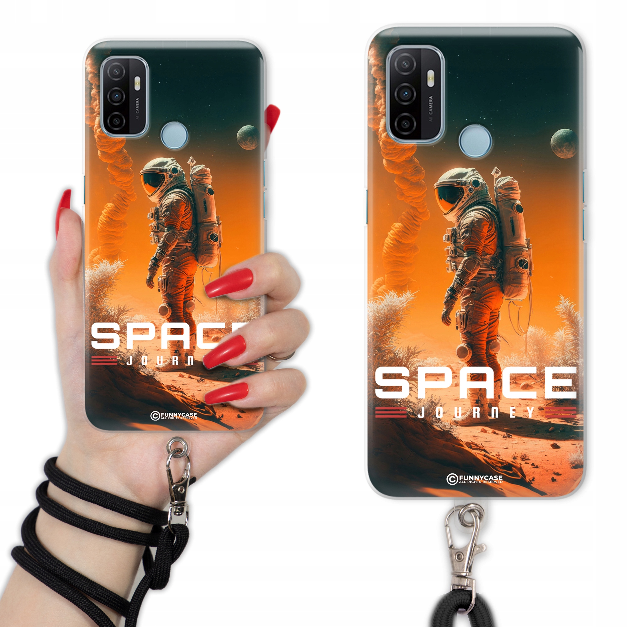 Pouzdro Pro Oppo A53S Se Šňůrkou More Space Černé