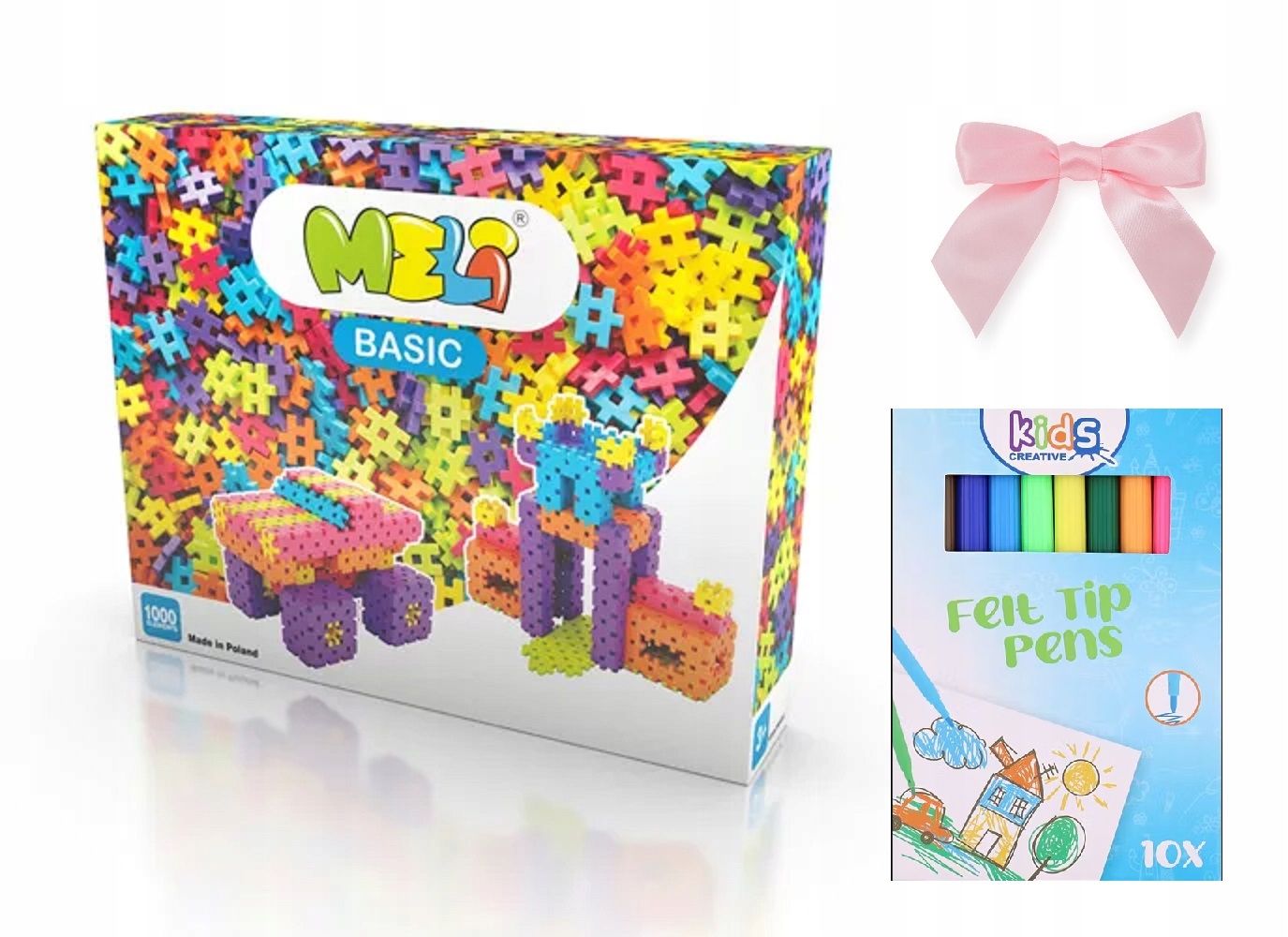 

Klocki wafle Meli Basic 1000 Elementów+gratis:)